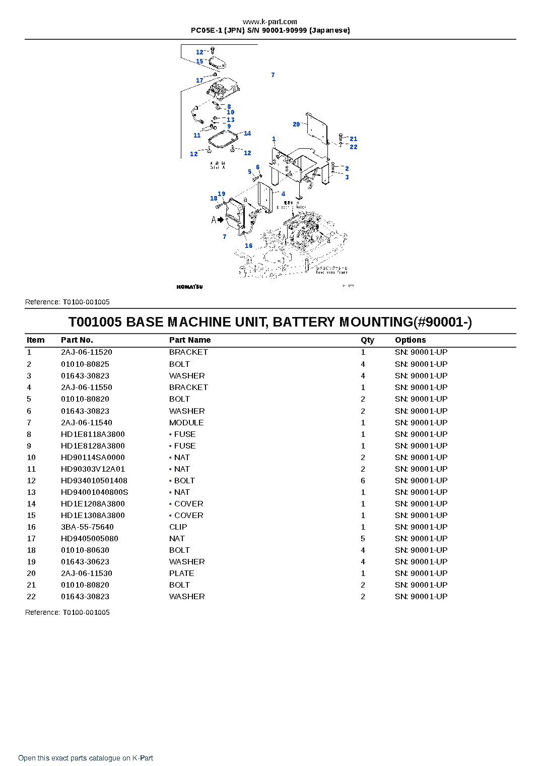PC05E-1 (JPN) S/N 90001-90999 (Japanese) – sample page 7 PC05E-1 (JPN) S/N 90001-90999 (Japanese) – sample page 7