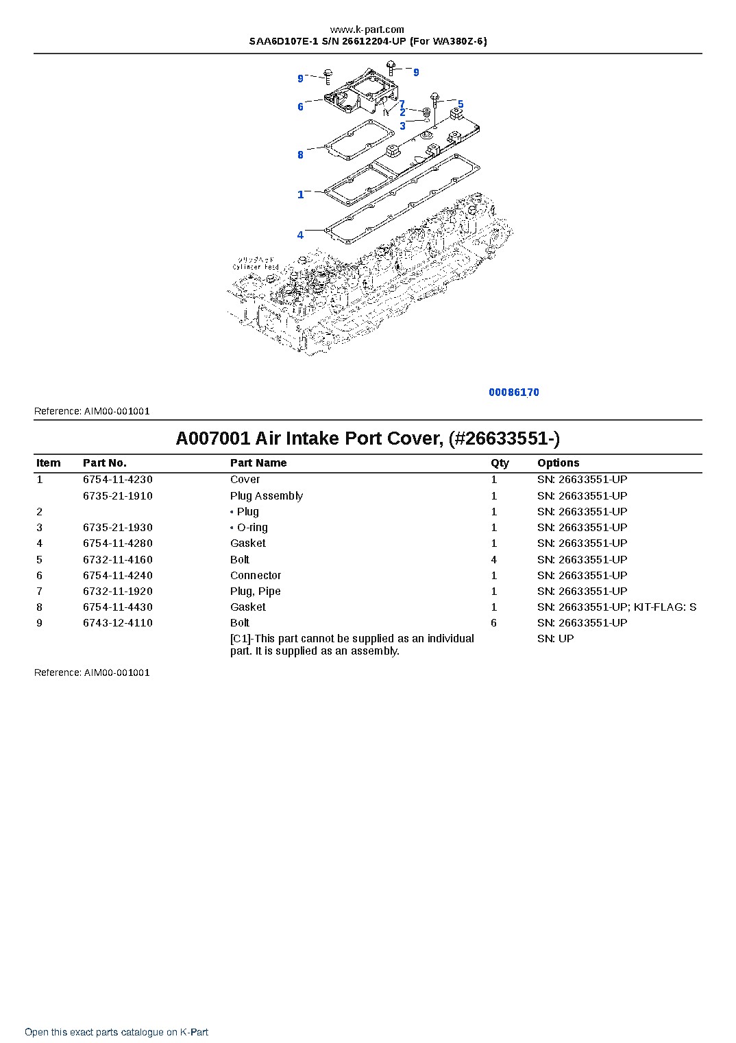 SAA6D107E-1 S/N 26612204-UP (For WA380Z-6) – sample page 7 SAA6D107E-1 S/N 26612204-UP (For WA380Z-6) – sample page 7
