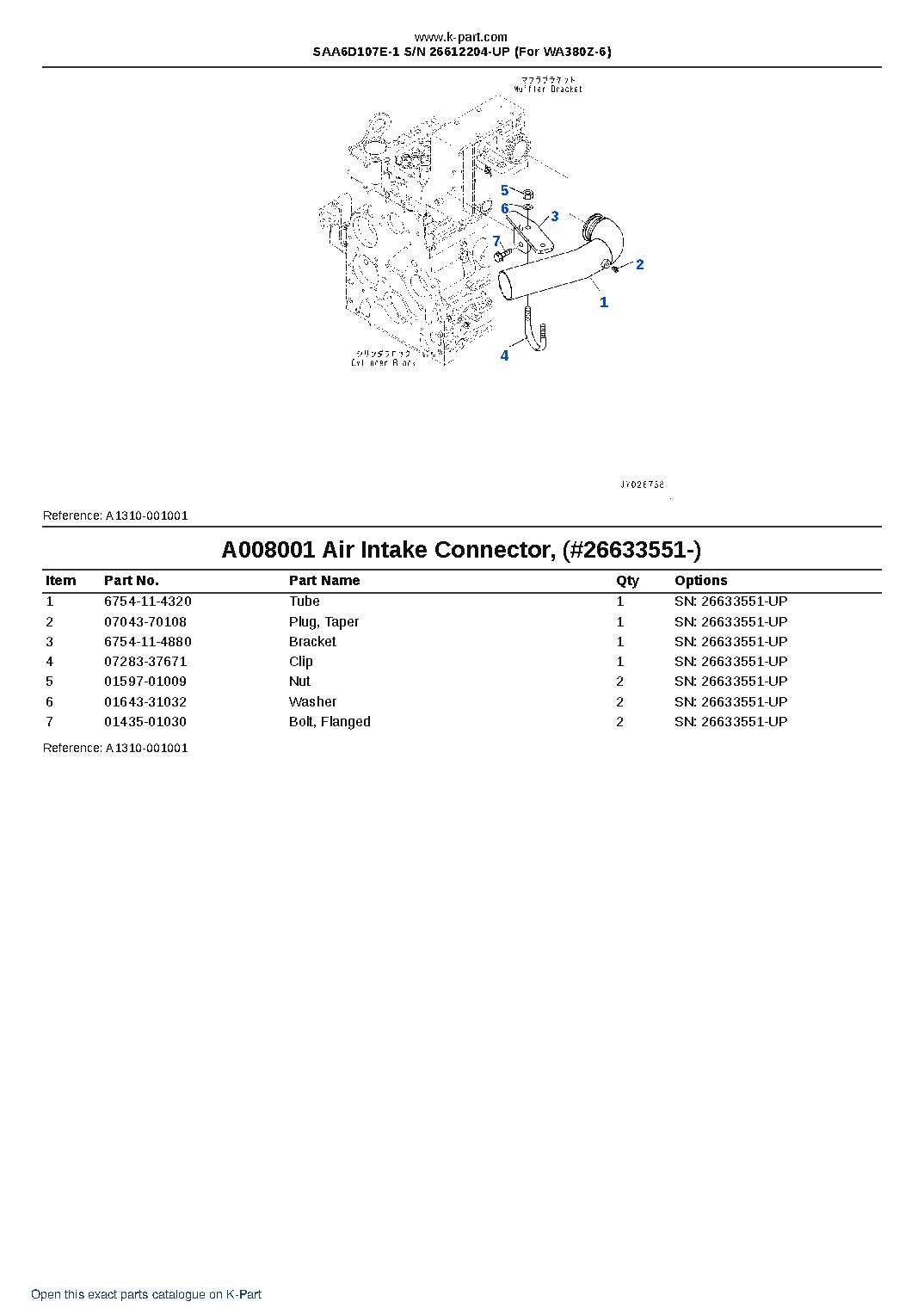SAA6D107E-1 S/N 26612204-UP (For WA380Z-6) – sample page 8 SAA6D107E-1 S/N 26612204-UP (For WA380Z-6) – sample page 8