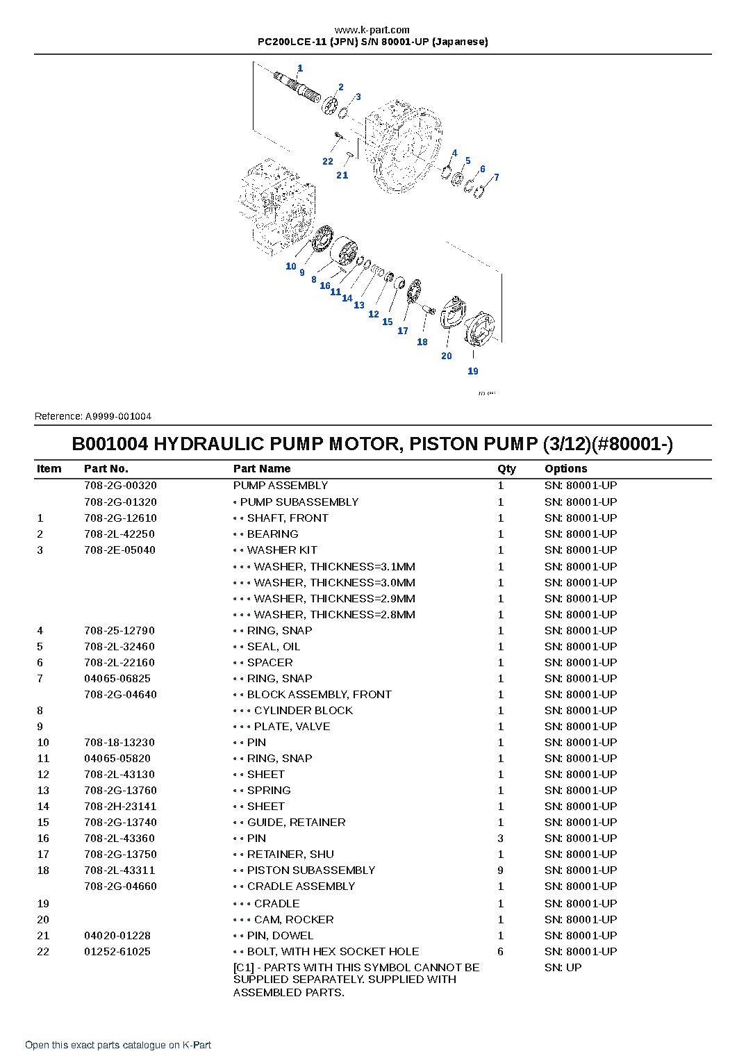 PC200LCE-11 (JPN)  S/N 80001-UP (Japanese) – sample page 4