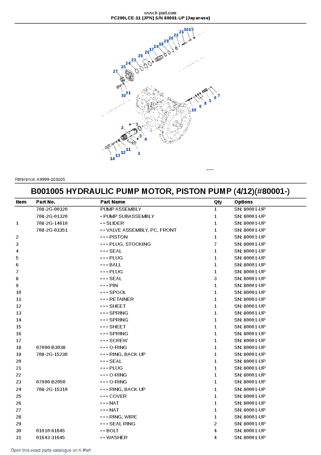 PC200LCE-11 (JPN)  S/N 80001-UP (Japanese) – sample page 6