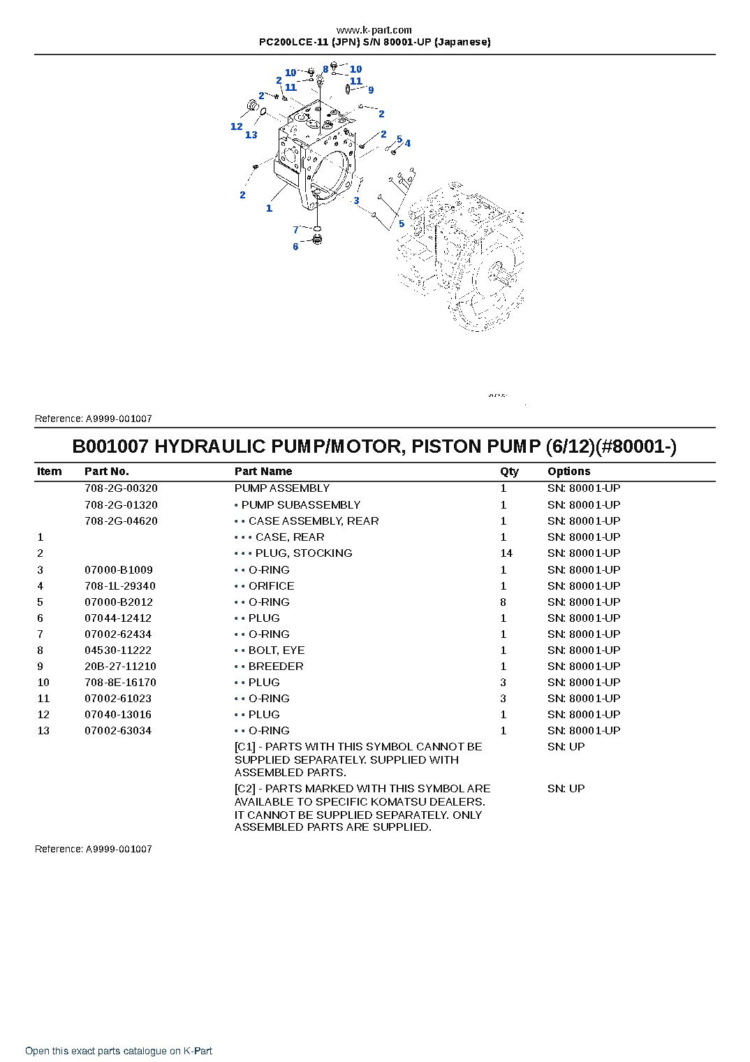 PC200LCE-11 (JPN)  S/N 80001-UP (Japanese) – sample page 9