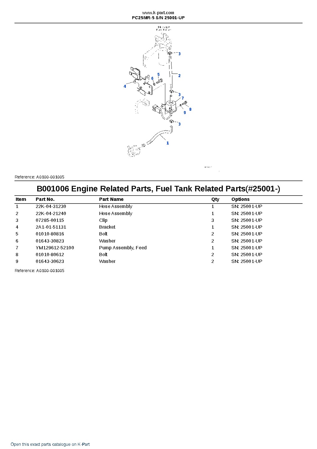 PC25MR-5 S/N 25001-UP – sample page 6 PC25MR-5 S/N 25001-UP – sample page 6