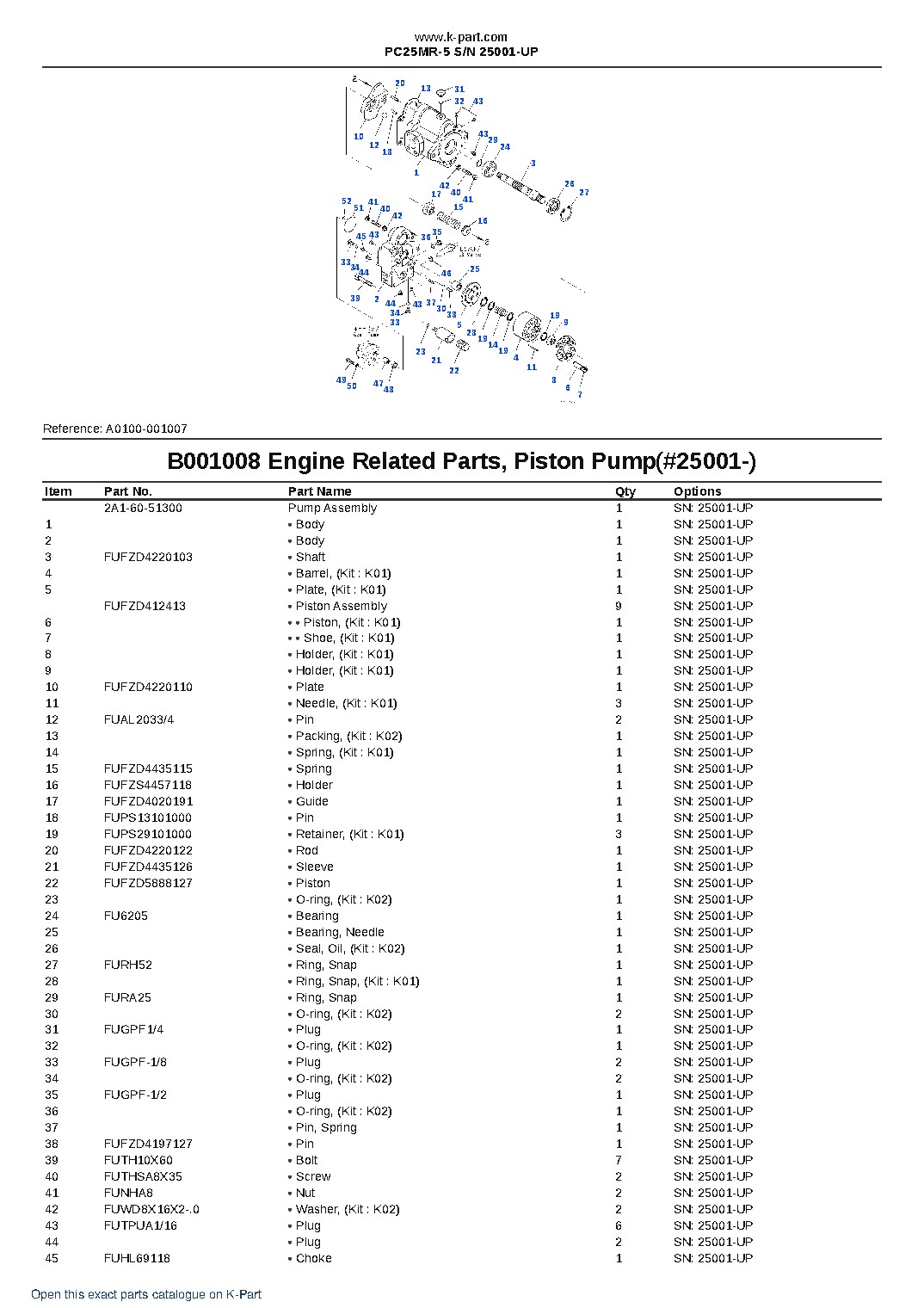 PC25MR-5 S/N 25001-UP – sample page 8 PC25MR-5 S/N 25001-UP – sample page 8