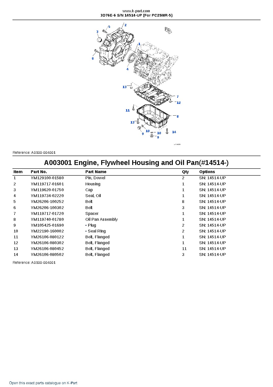 3D76E-6 S/N 14514-UP (For PC25MR-5) – sample page 3 3D76E-6 S/N 14514-UP (For PC25MR-5) – sample page 3