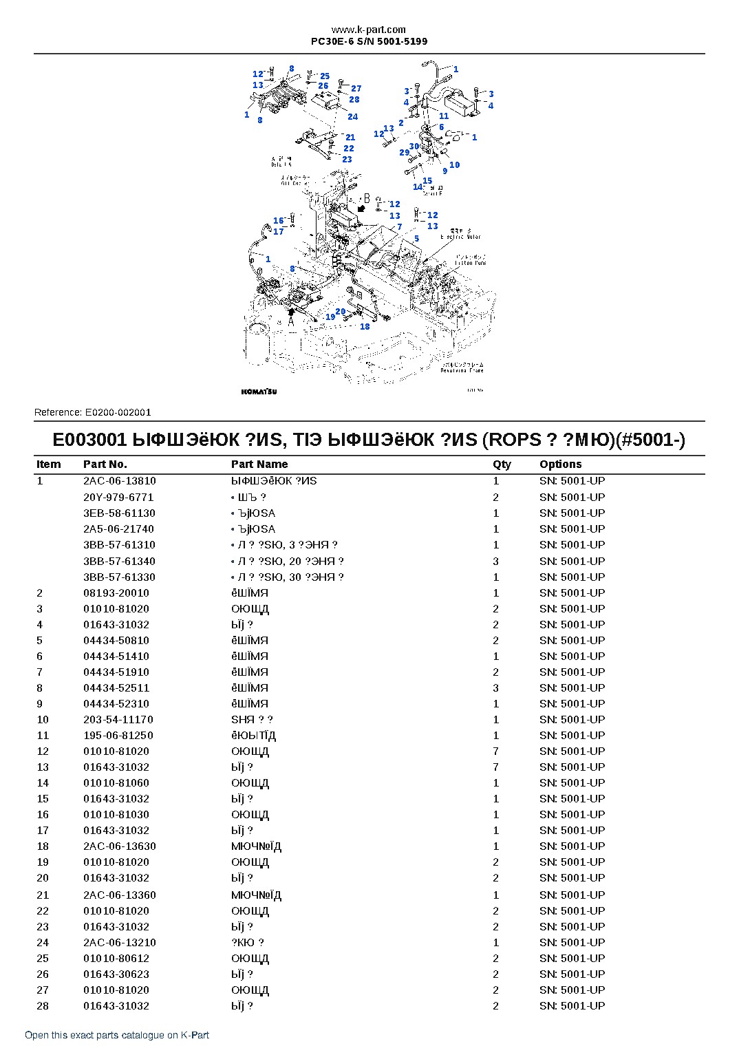 PC30E-6 S/N 5001-5199 – sample page 10 PC30E-6 S/N 5001-5199 – sample page 10