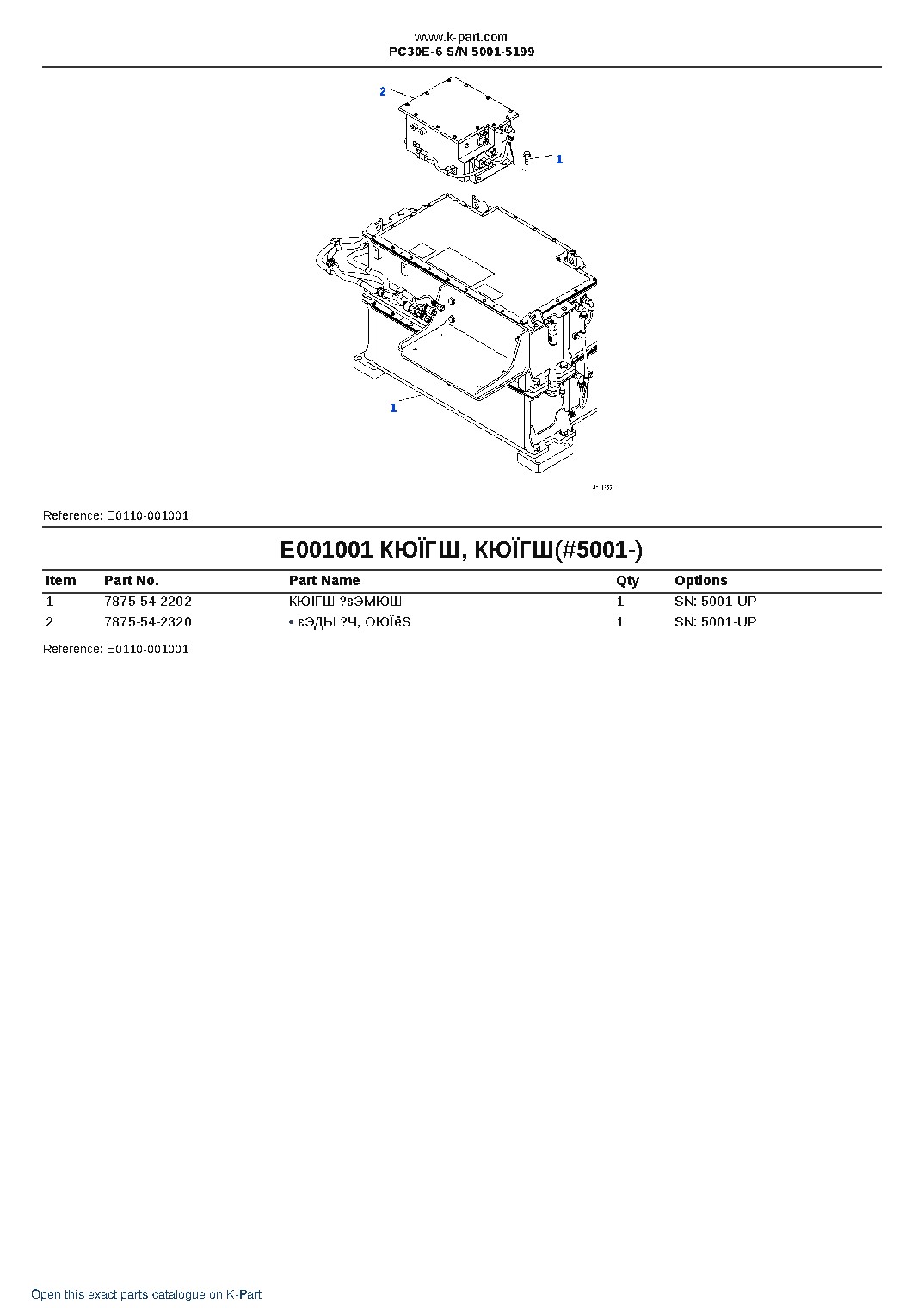 PC30E-6 S/N 5001-5199 – sample page 3 PC30E-6 S/N 5001-5199 – sample page 3