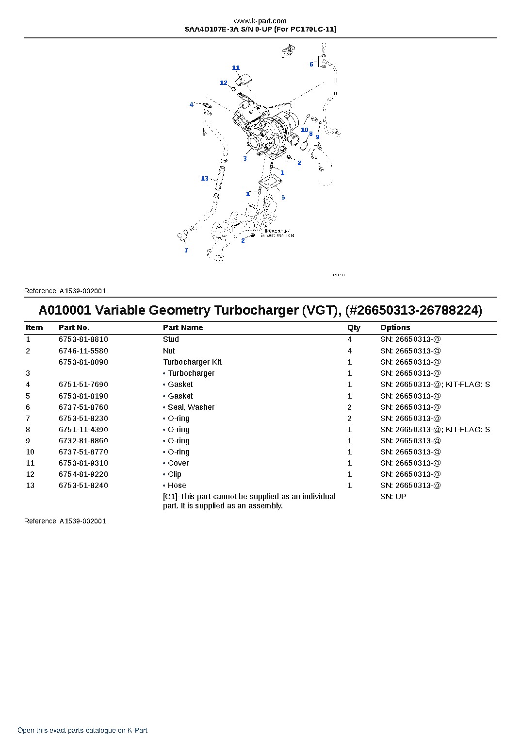 SAA4D107E-3A S/N 0-UP (For PC170LC-11) – sample page 10 SAA4D107E-3A S/N 0-UP (For PC170LC-11) – sample page 10