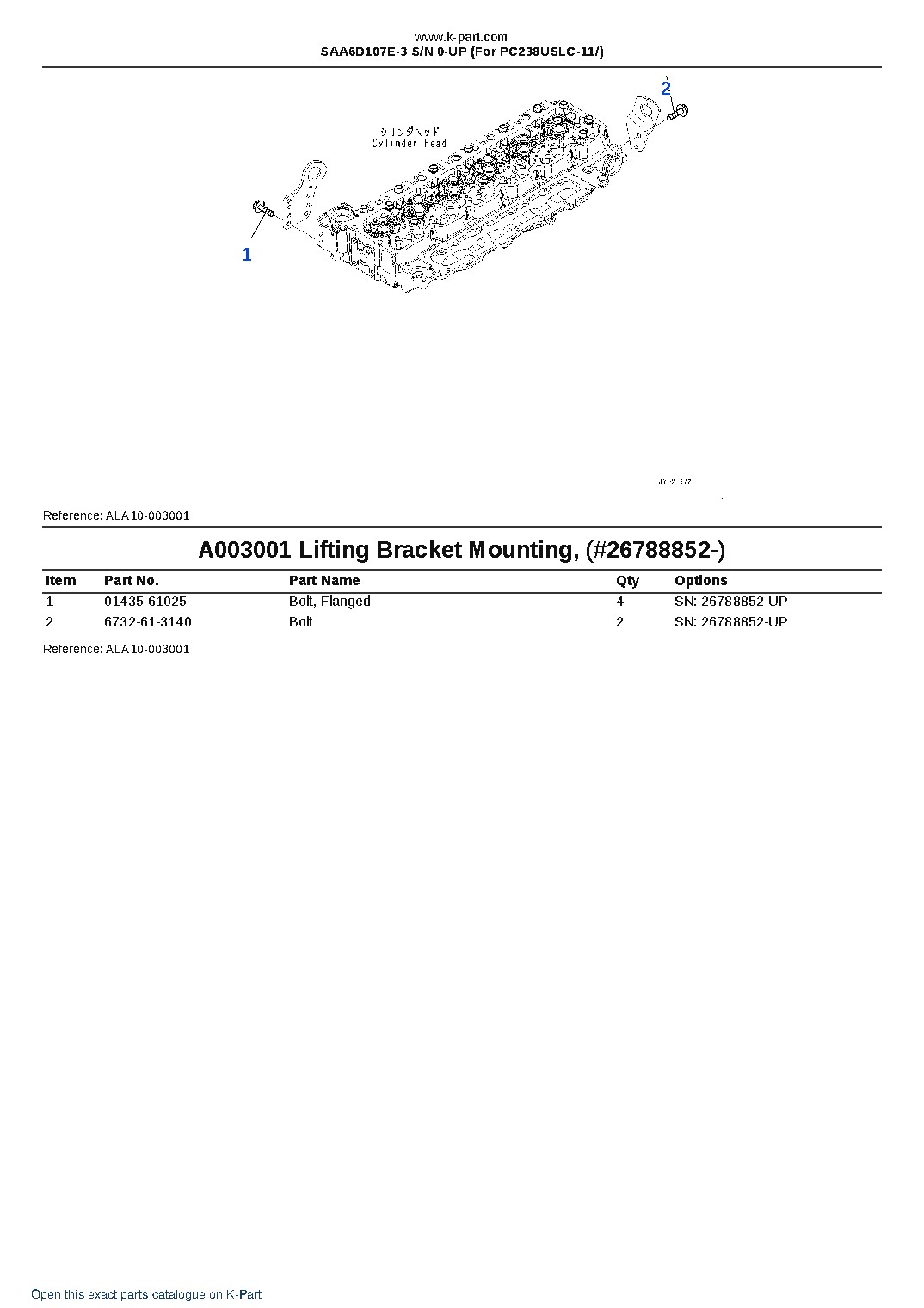 SAA6D107E-3 S/N 0-UP (For PC238USLC-11/) – sample page 4