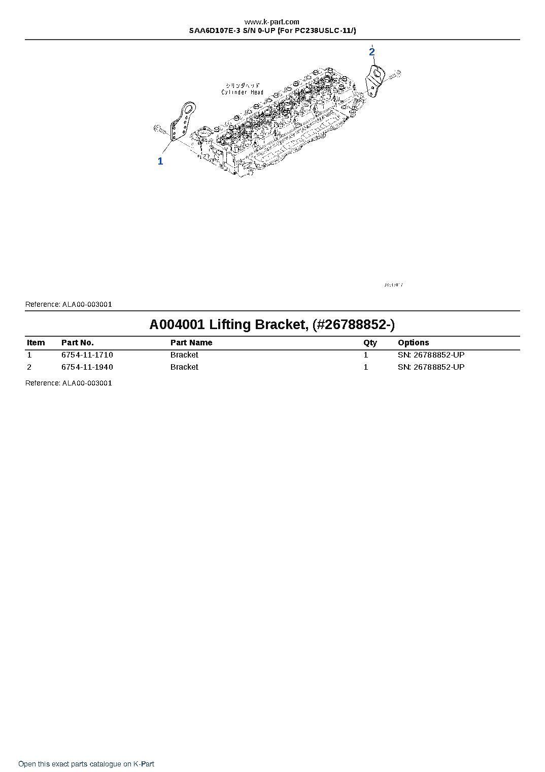 SAA6D107E-3 S/N 0-UP (For PC238USLC-11/) – sample page 5