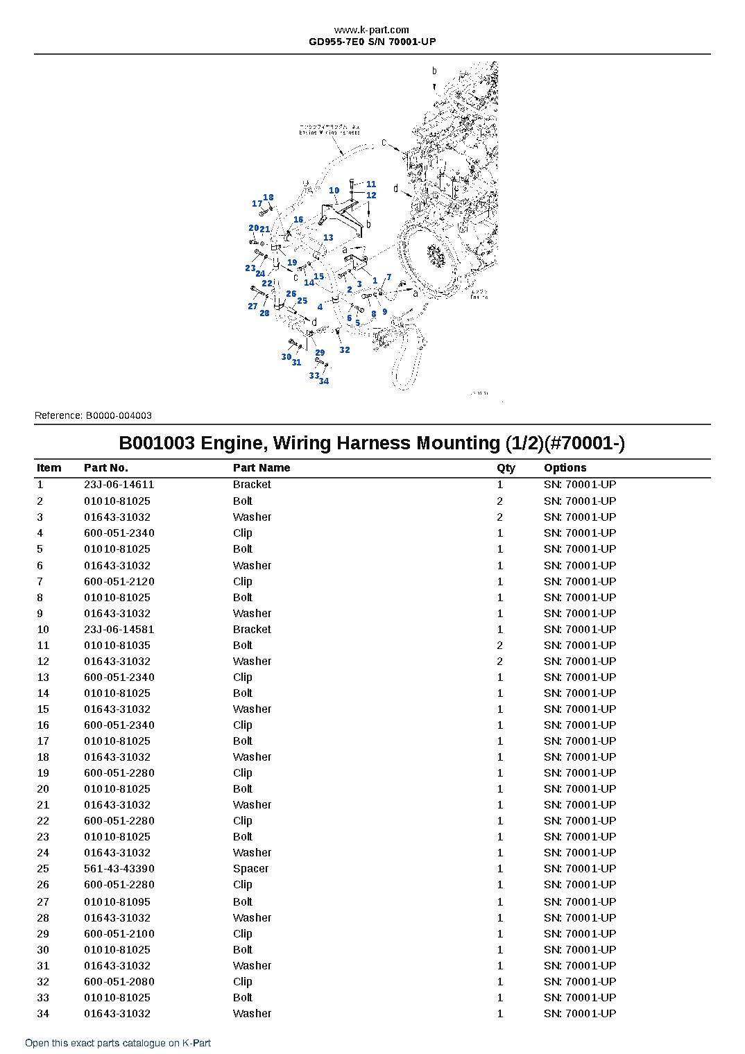 GD955-7E0 S/N 70001-UP – sample page 4 GD955-7E0 S/N 70001-UP – sample page 4