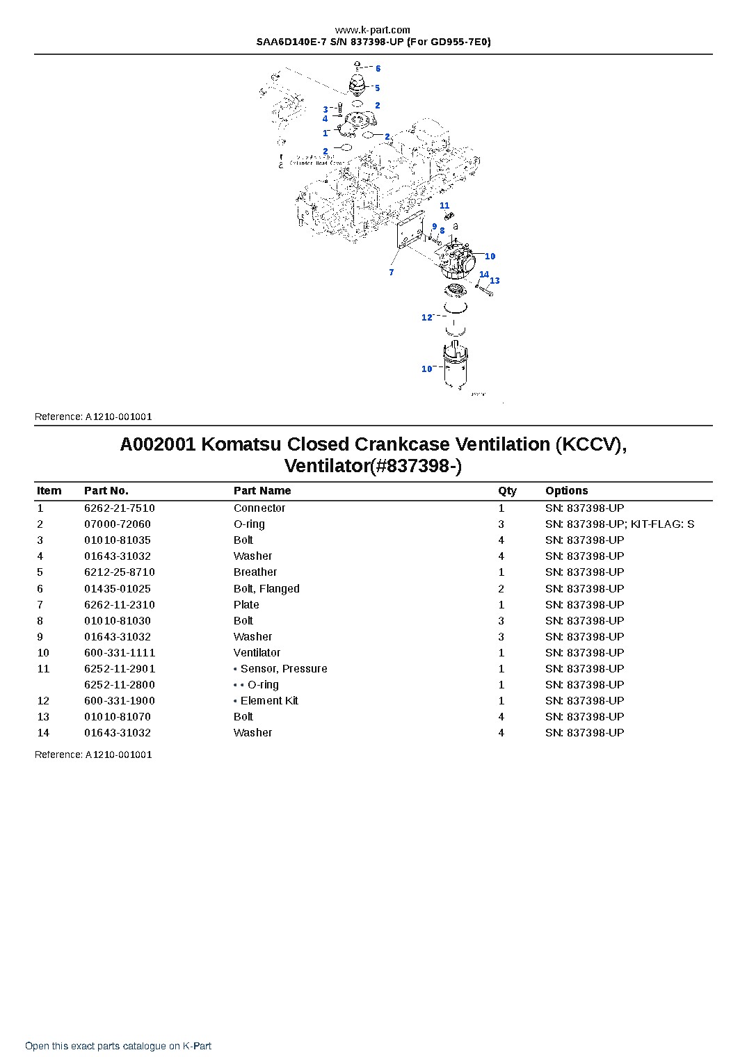 SAA6D140E-7 S/N 837398-UP (For GD955-7E0) – sample page 3 SAA6D140E-7 S/N 837398-UP (For GD955-7E0) – sample page 3
