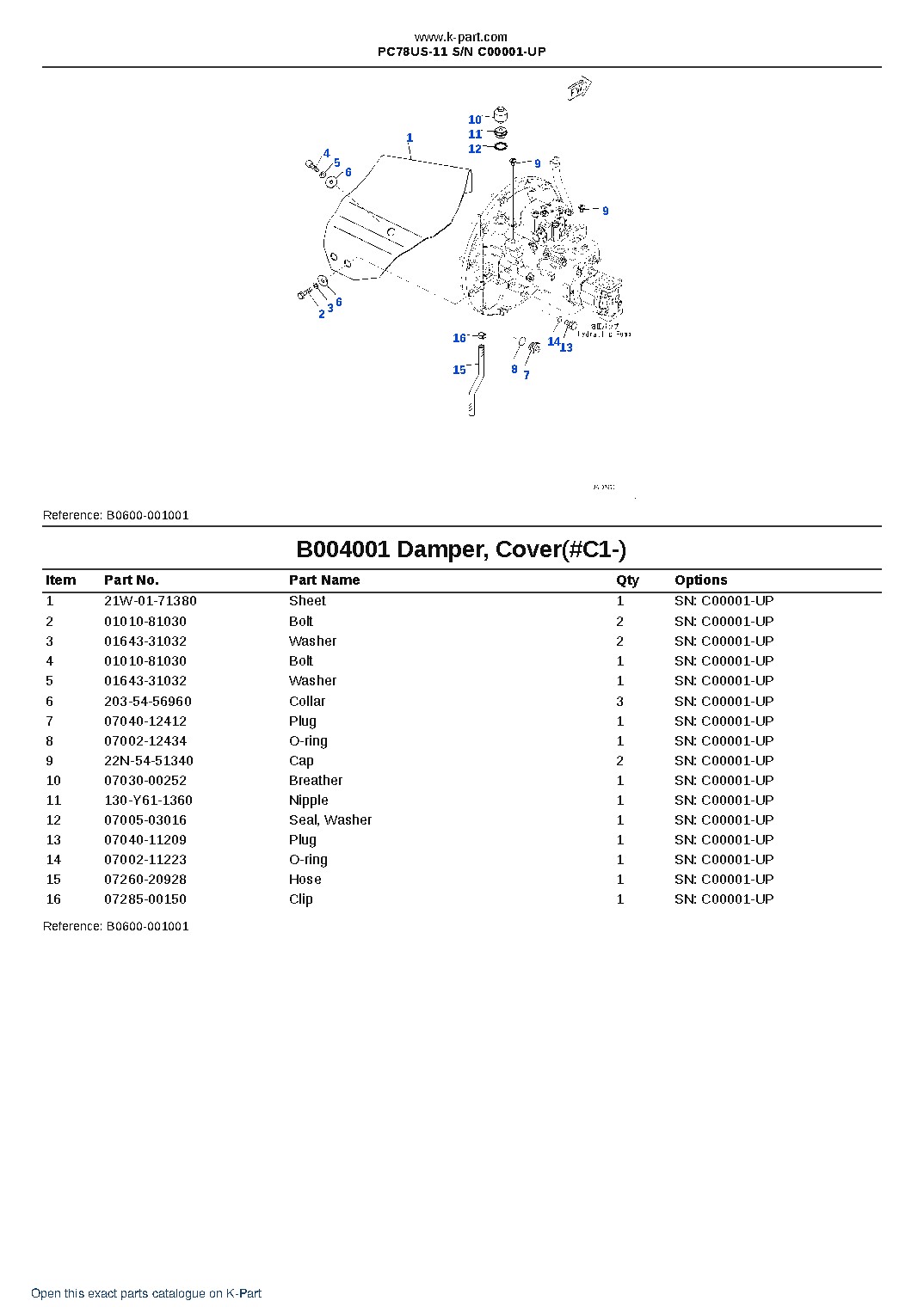 PC78US-11 S/N C00001-UP – sample page 5 PC78US-11 S/N C00001-UP – sample page 5