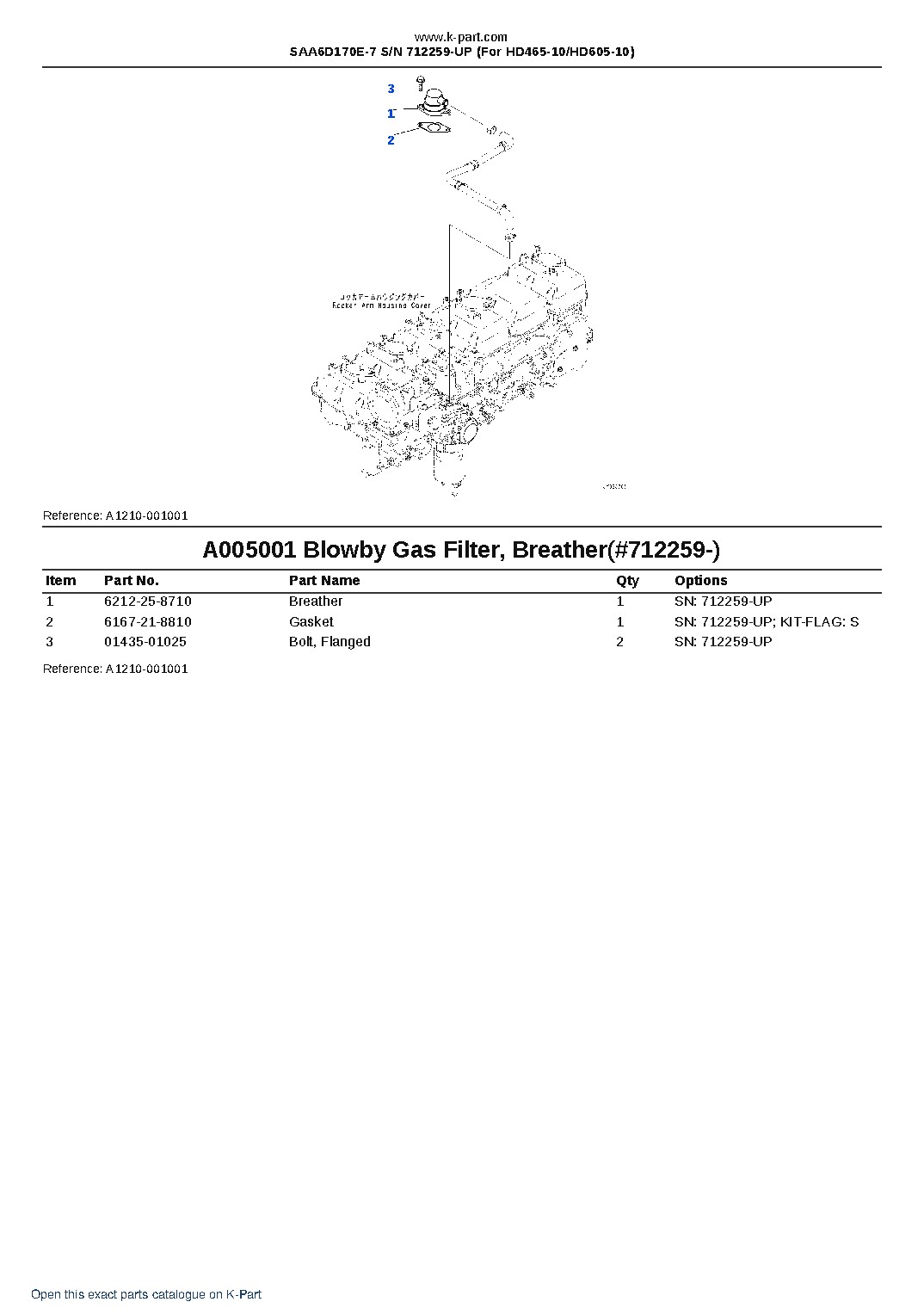 SAA6D170E-7 S/N 712259-UP (For HD465-10/HD605-10) – sample page 7 SAA6D170E-7 S/N 712259-UP (For HD465-10/HD605-10) – sample page 7