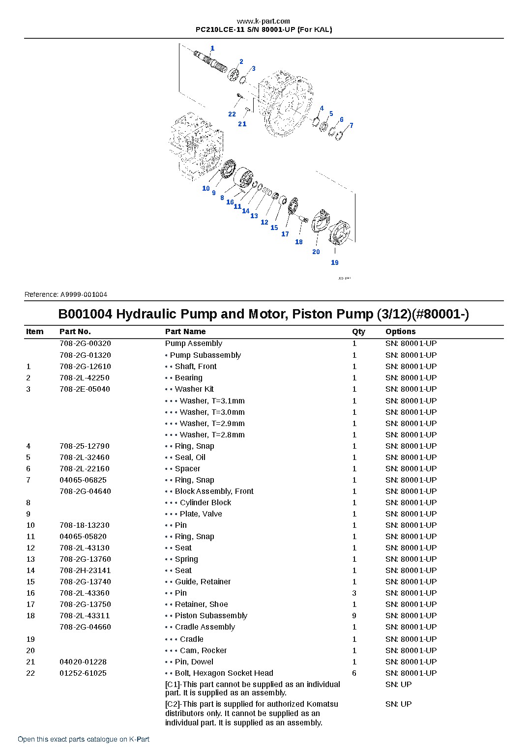 PC210LCE-11 S/N 80001-UP (For KAL) – sample page 4 PC210LCE-11 S/N 80001-UP (For KAL) – sample page 4