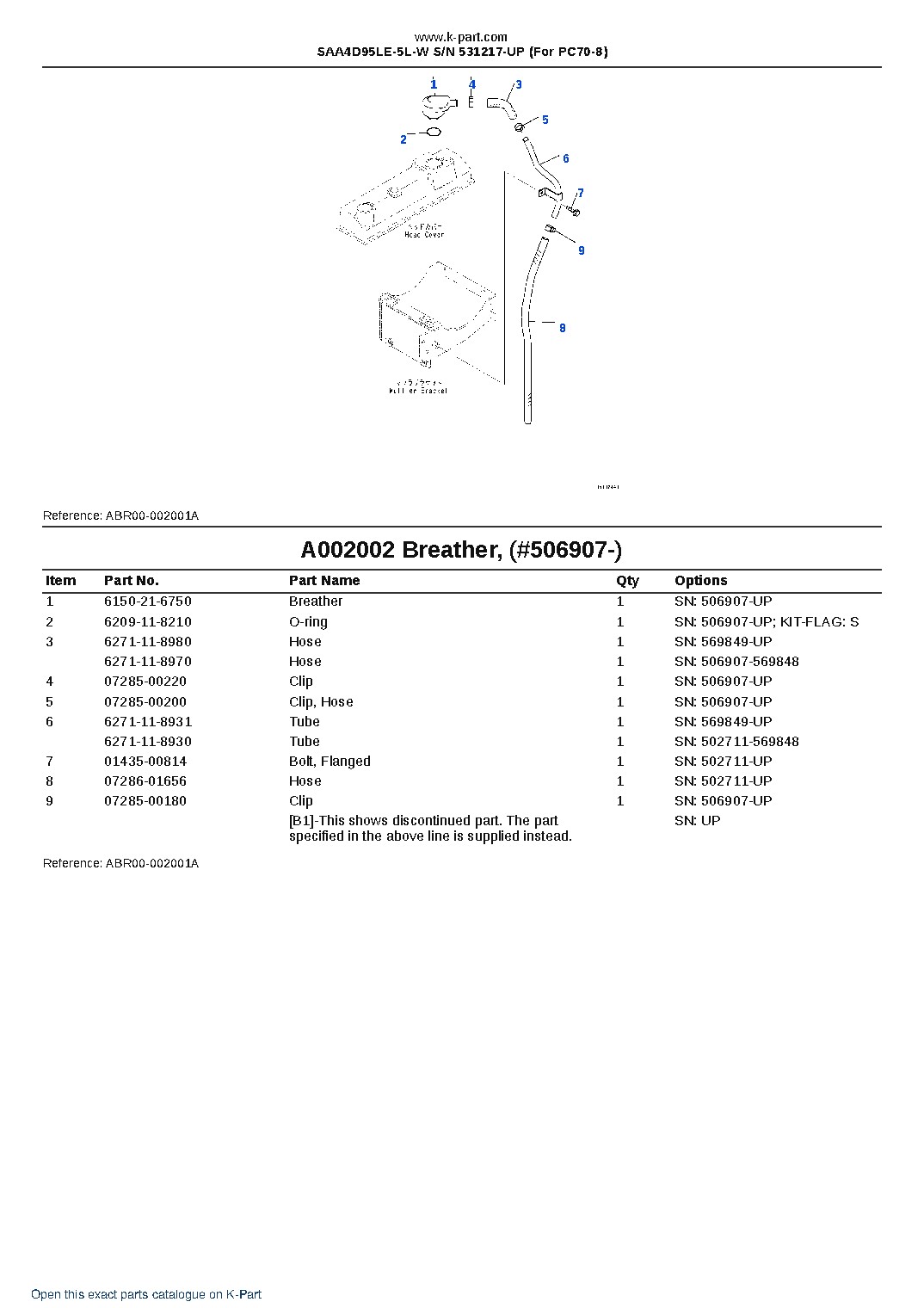SAA4D95LE-5L-W S/N 531217-UP (For PC70-8) – sample page 4 SAA4D95LE-5L-W S/N 531217-UP (For PC70-8) – sample page 4