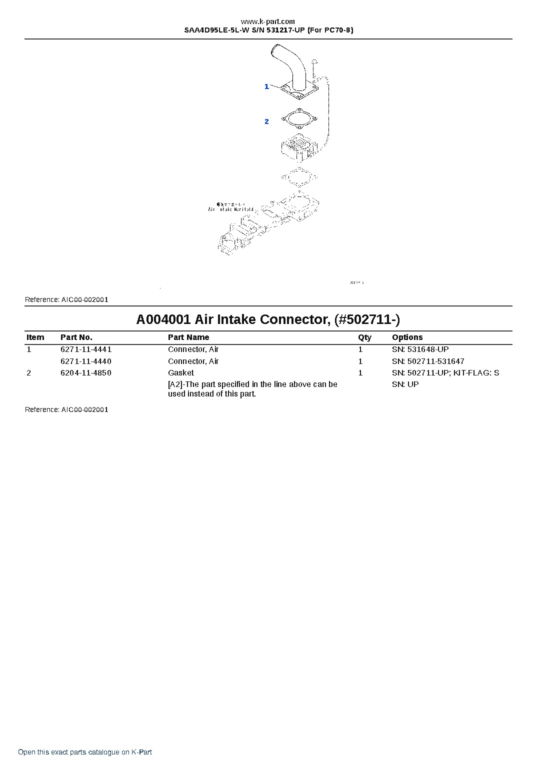 SAA4D95LE-5L-W S/N 531217-UP (For PC70-8) – sample page 6 SAA4D95LE-5L-W S/N 531217-UP (For PC70-8) – sample page 6