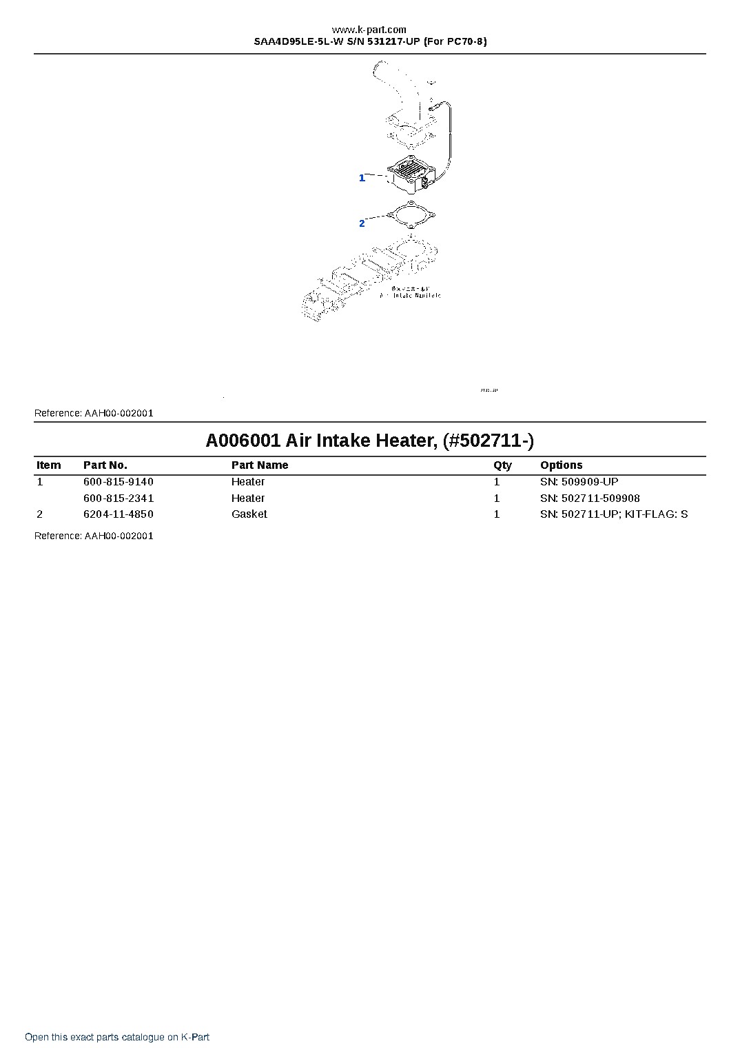 SAA4D95LE-5L-W S/N 531217-UP (For PC70-8) – sample page 8 SAA4D95LE-5L-W S/N 531217-UP (For PC70-8) – sample page 8