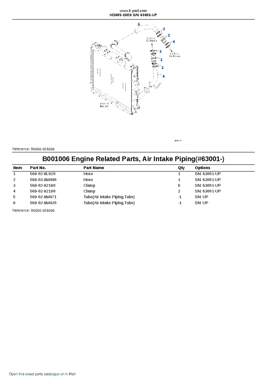HD605-10E0 S/N 63001-UP – sample page 8