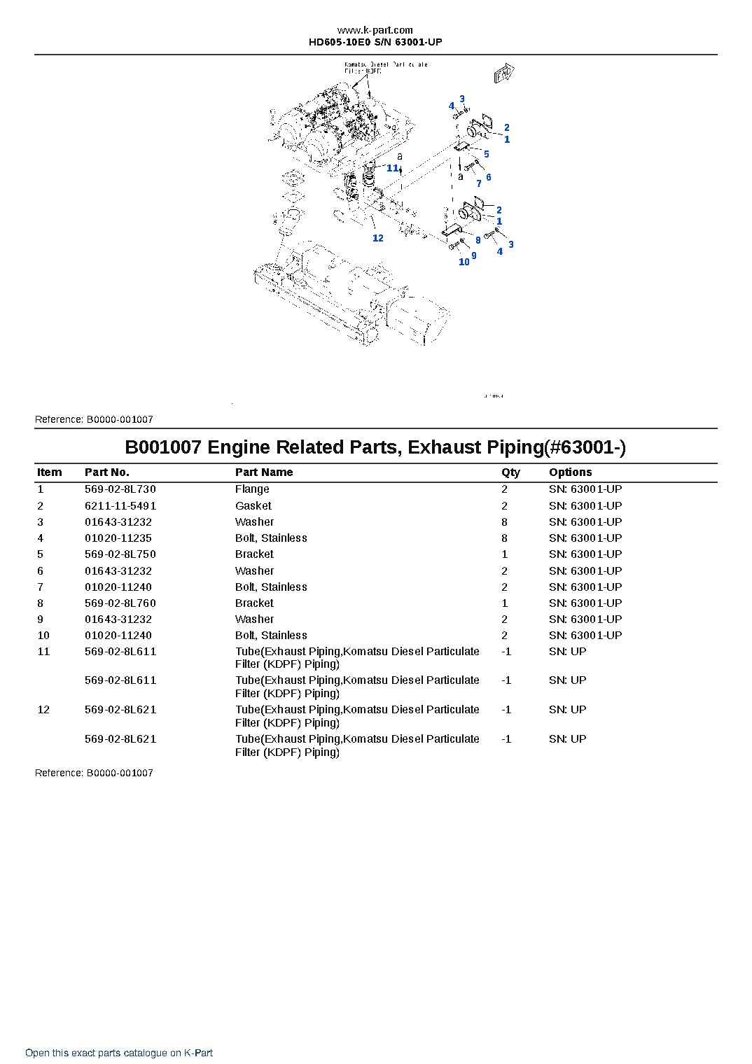 HD605-10E0 S/N 63001-UP – sample page 9