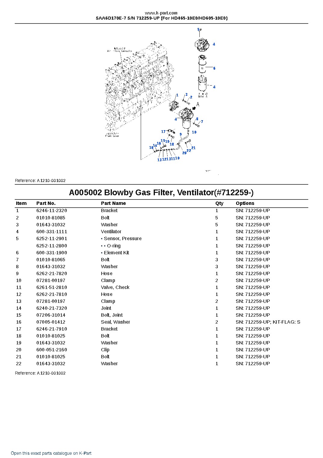 SAA6D170E-7 S/N 712259-UP (For HD465-10E0/HD605-10E0) – sample page 8 SAA6D170E-7 S/N 712259-UP (For HD465-10E0/HD605-10E0) – sample page 8