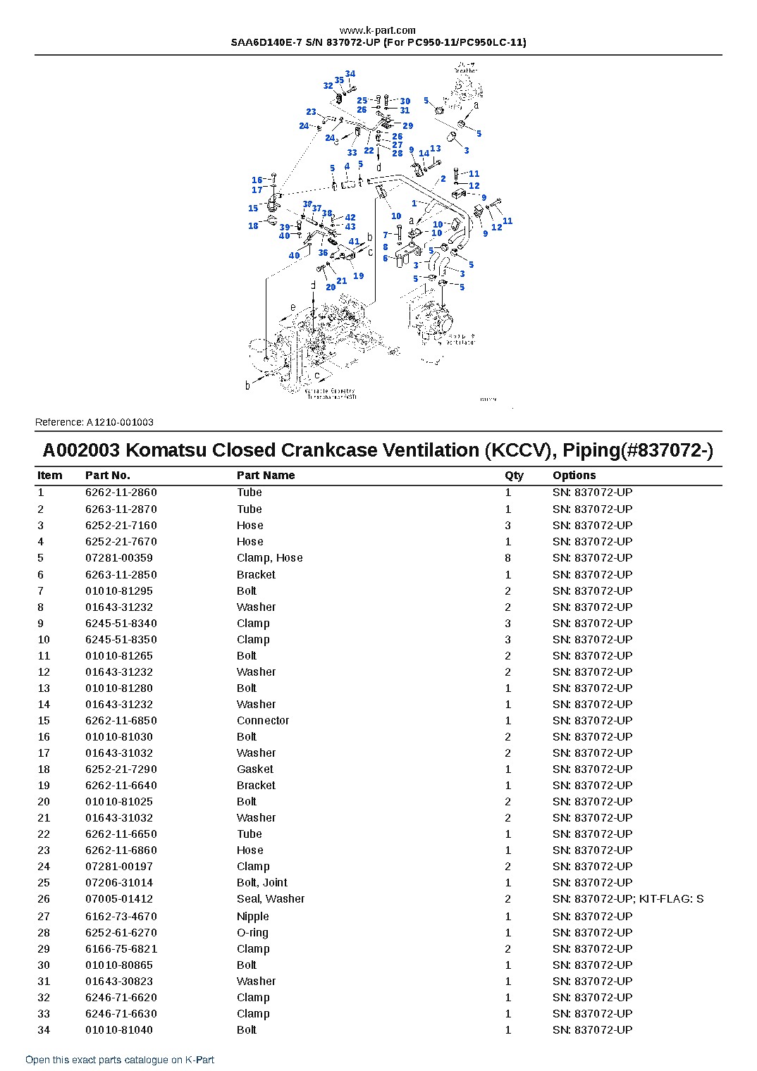 SAA6D140E-7 S/N 837072-UP (For PC950-11/PC950LC-11) – sample page 5 SAA6D140E-7 S/N 837072-UP (For PC950-11/PC950LC-11) – sample page 5