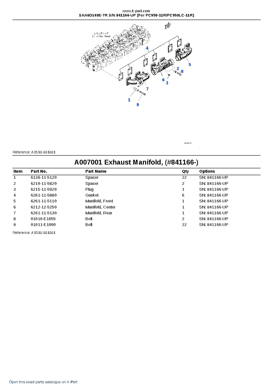 SAA6D140E-7R S/N 841166-UP (For PC950-11R/PC950LC-11R) – sample page 10 SAA6D140E-7R S/N 841166-UP (For PC950-11R/PC950LC-11R) – sample page 10