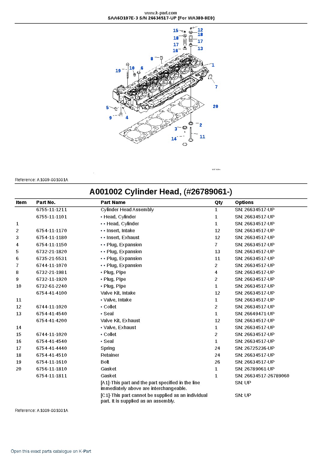 SAA6D107E-3 S/N 26634517-UP (For WA380-8E0) – sample page 2