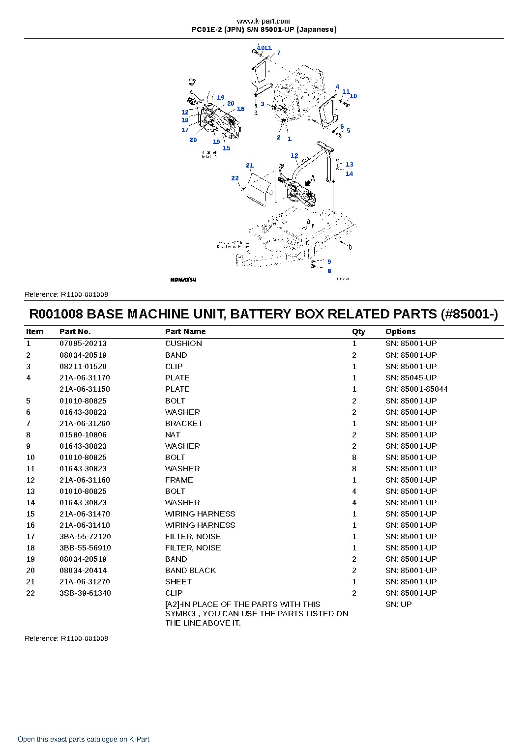 PC01E-2 (JPN)  S/N 85001-UP (Japanese) – sample page 10