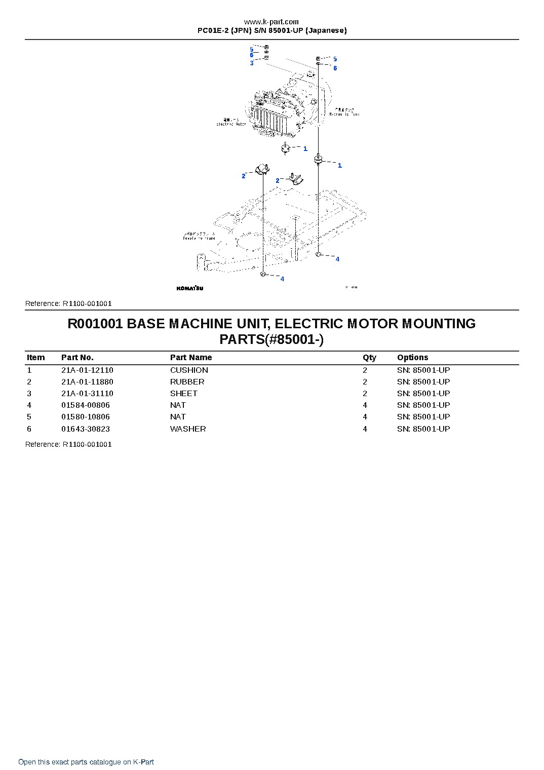 PC01E-2 (JPN)  S/N 85001-UP (Japanese) – sample page 3