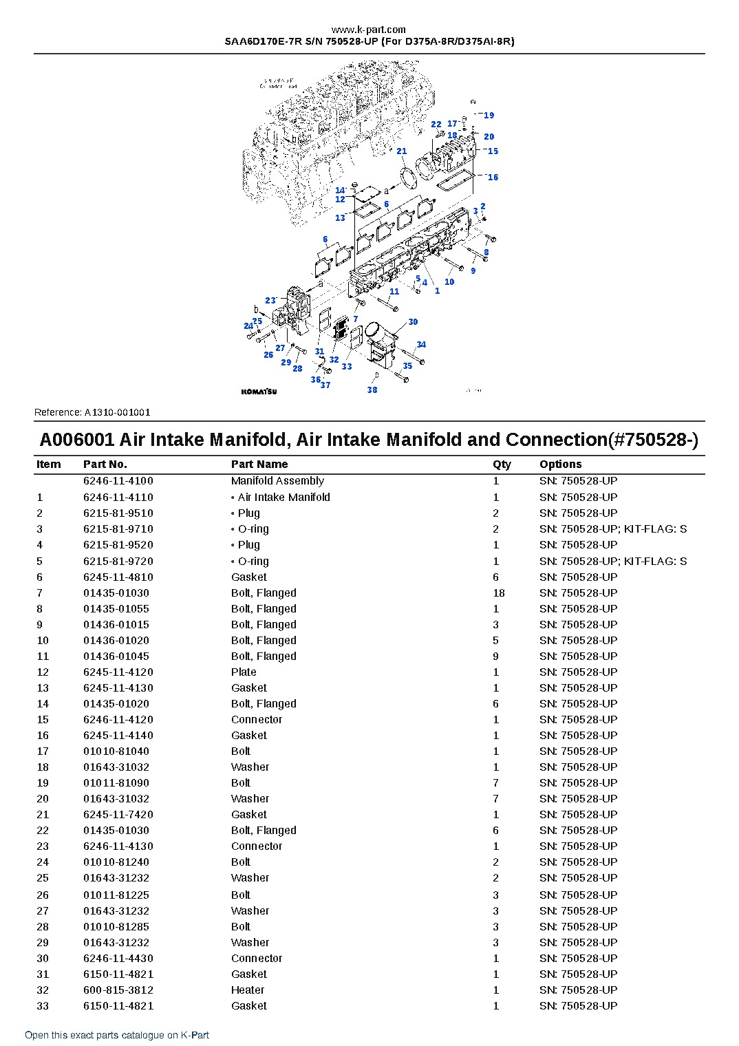 SAA6D170E-7R S/N 750528-UP (For D375A-8R/D375AI-8R) – sample page 8 SAA6D170E-7R S/N 750528-UP (For D375A-8R/D375AI-8R) – sample page 8