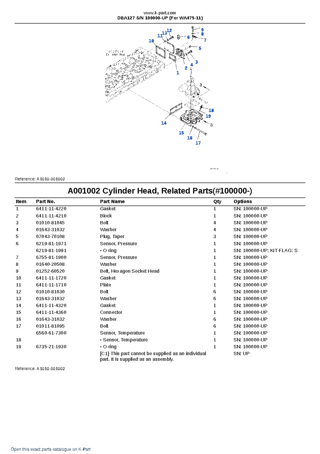 DBA127 S/N 100000-UP (For WA475-11) – sample page 3 DBA127 S/N 100000-UP (For WA475-11) – sample page 3