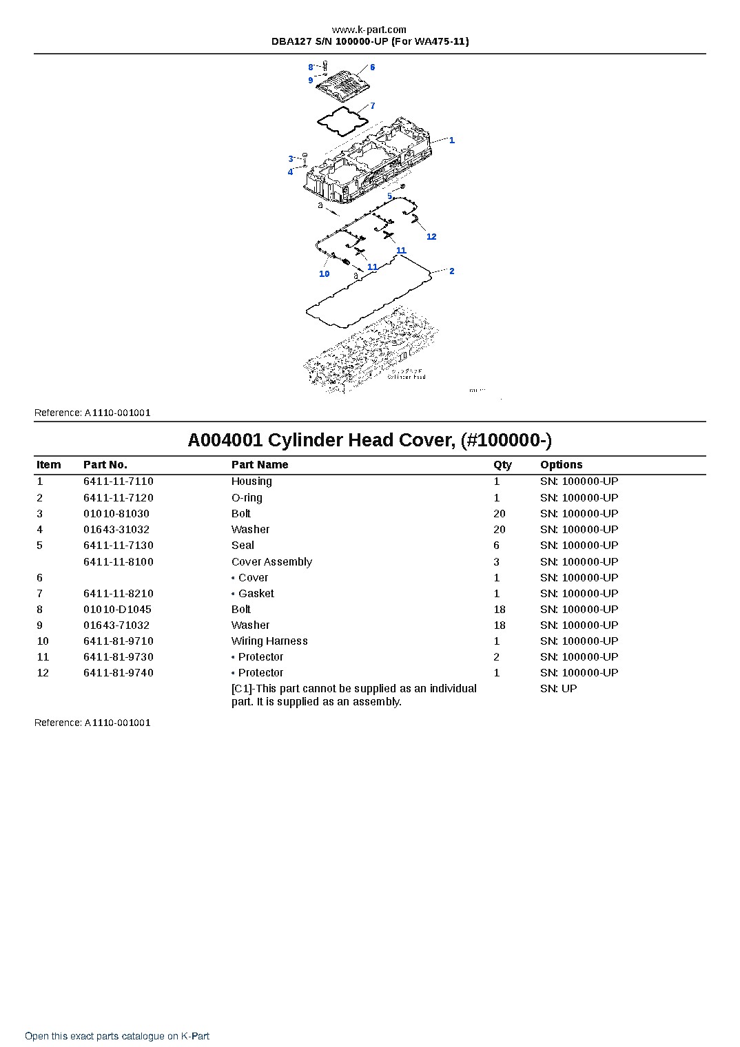 DBA127 S/N 100000-UP (For WA475-11) – sample page 6 DBA127 S/N 100000-UP (For WA475-11) – sample page 6