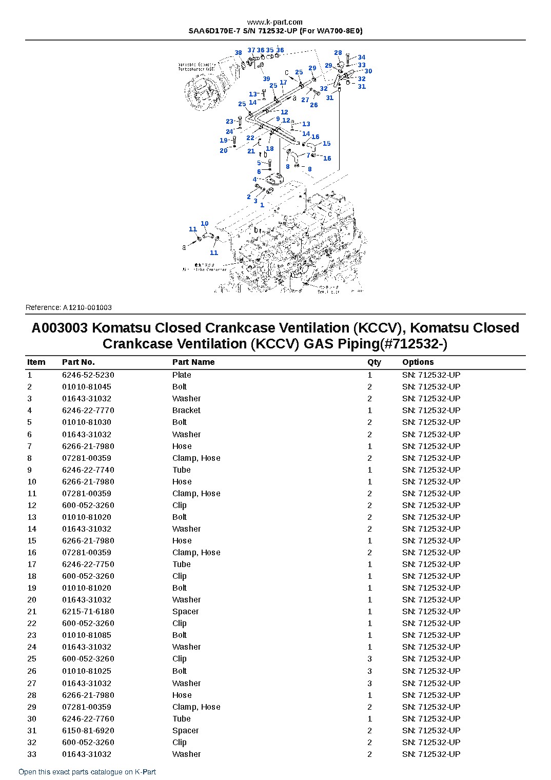 SAA6D170E-7 S/N 712532-UP (For WA700-8E0) – sample page 6 SAA6D170E-7 S/N 712532-UP (For WA700-8E0) – sample page 6