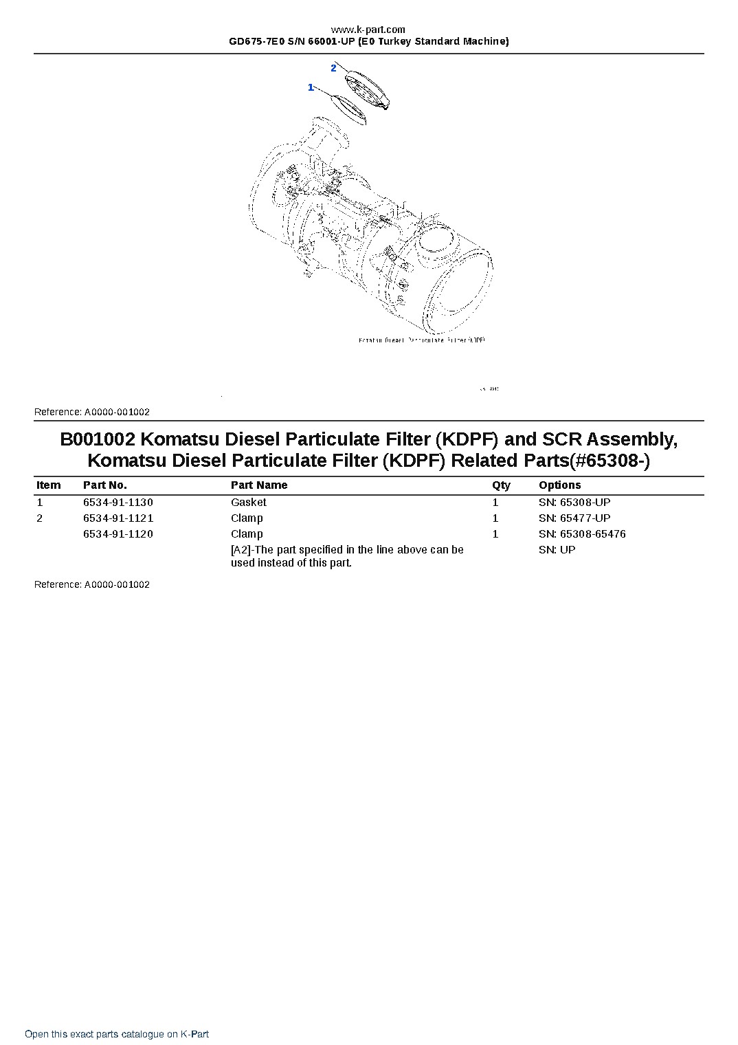 GD675-7E0 S/N 66001-UP (E0 Turkey Standard Machine) – sample page 3 GD675-7E0 S/N 66001-UP (E0 Turkey Standard Machine) – sample page 3