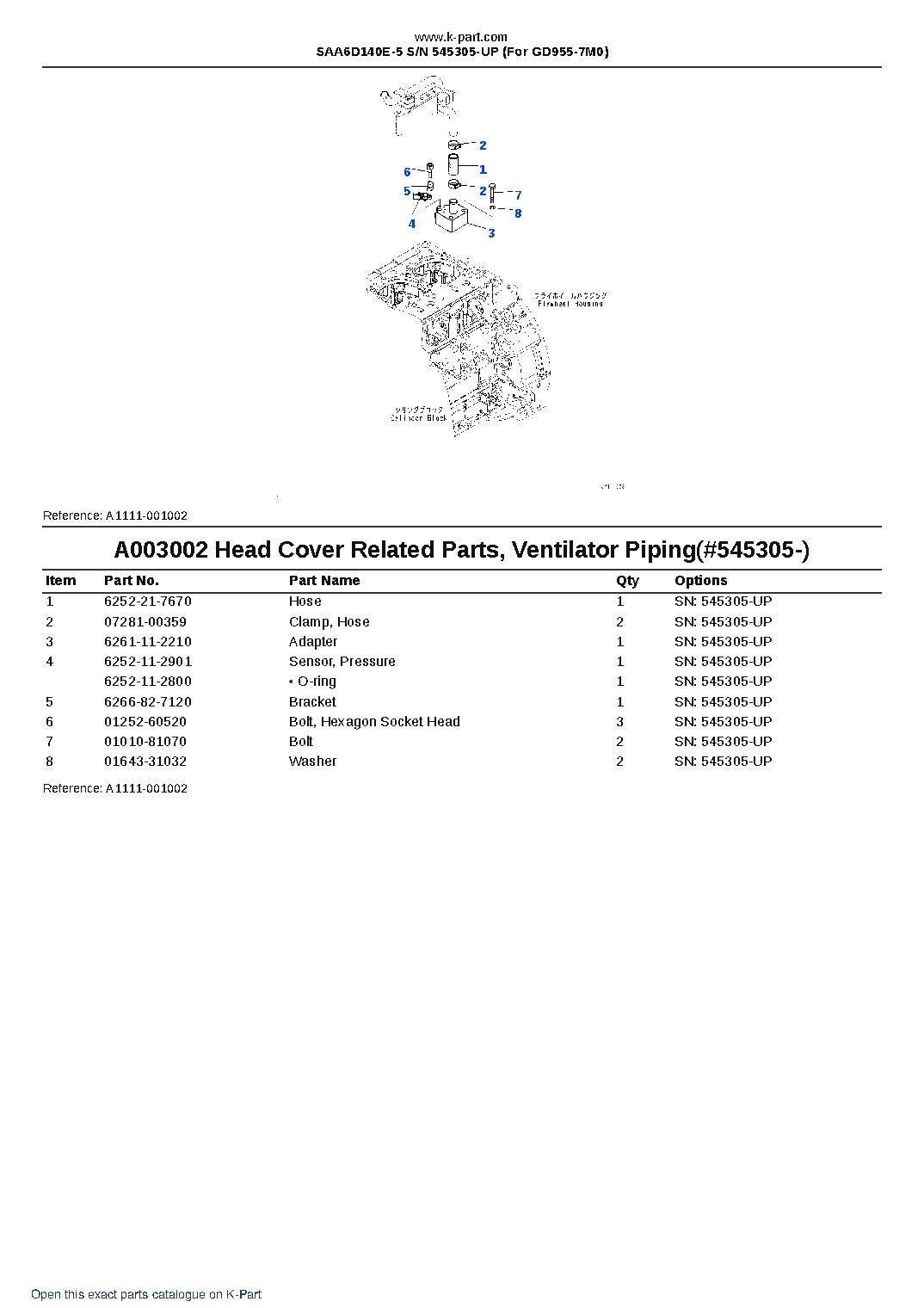 SAA6D140E-5 S/N 545305-UP (For GD955-7M0) – sample page 5 SAA6D140E-5 S/N 545305-UP (For GD955-7M0) – sample page 5