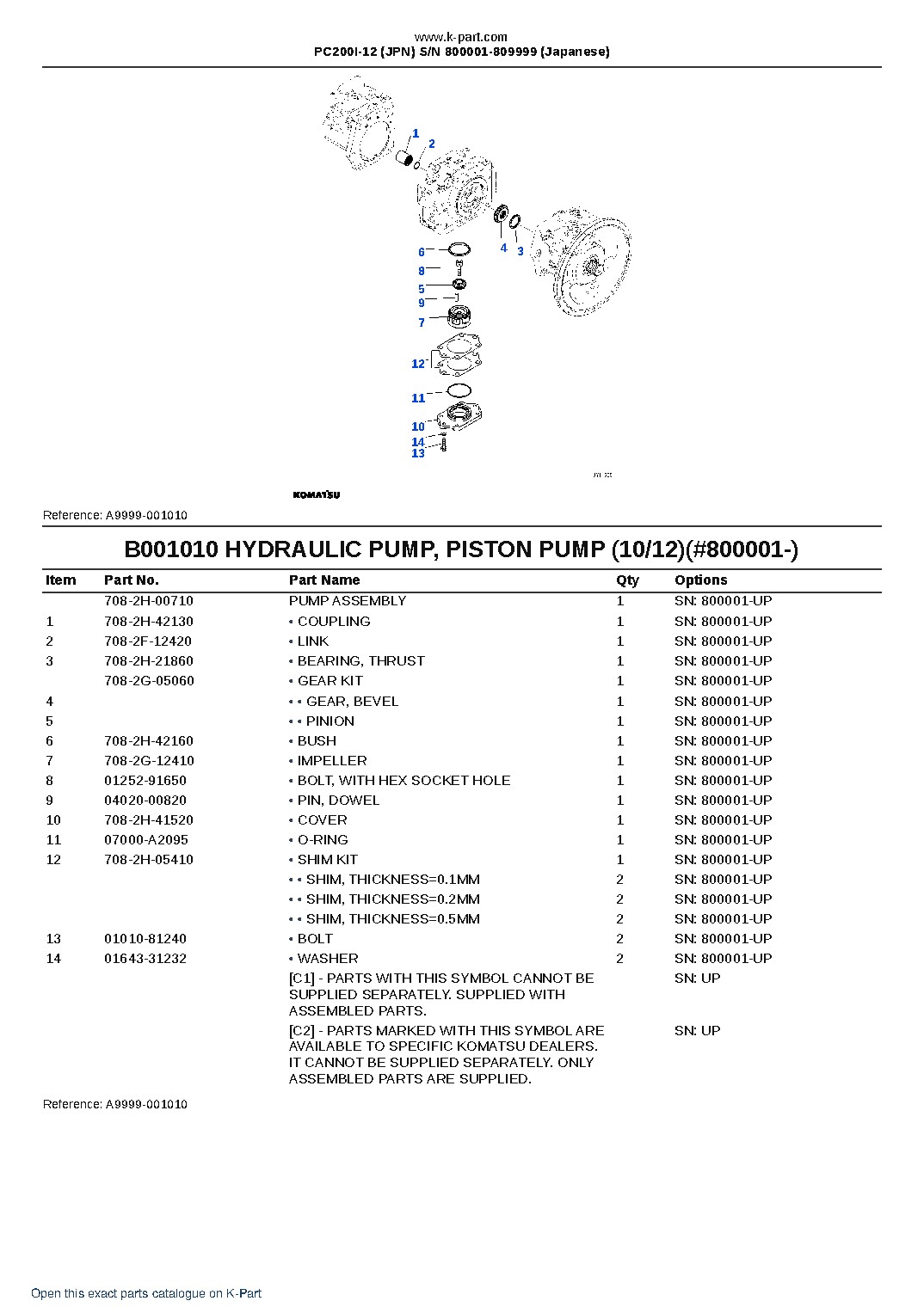 PC200I-12 (JPN) S/N 800001-809999 (Japanese) – sample page 10 PC200I-12 (JPN) S/N 800001-809999 (Japanese) – sample page 10