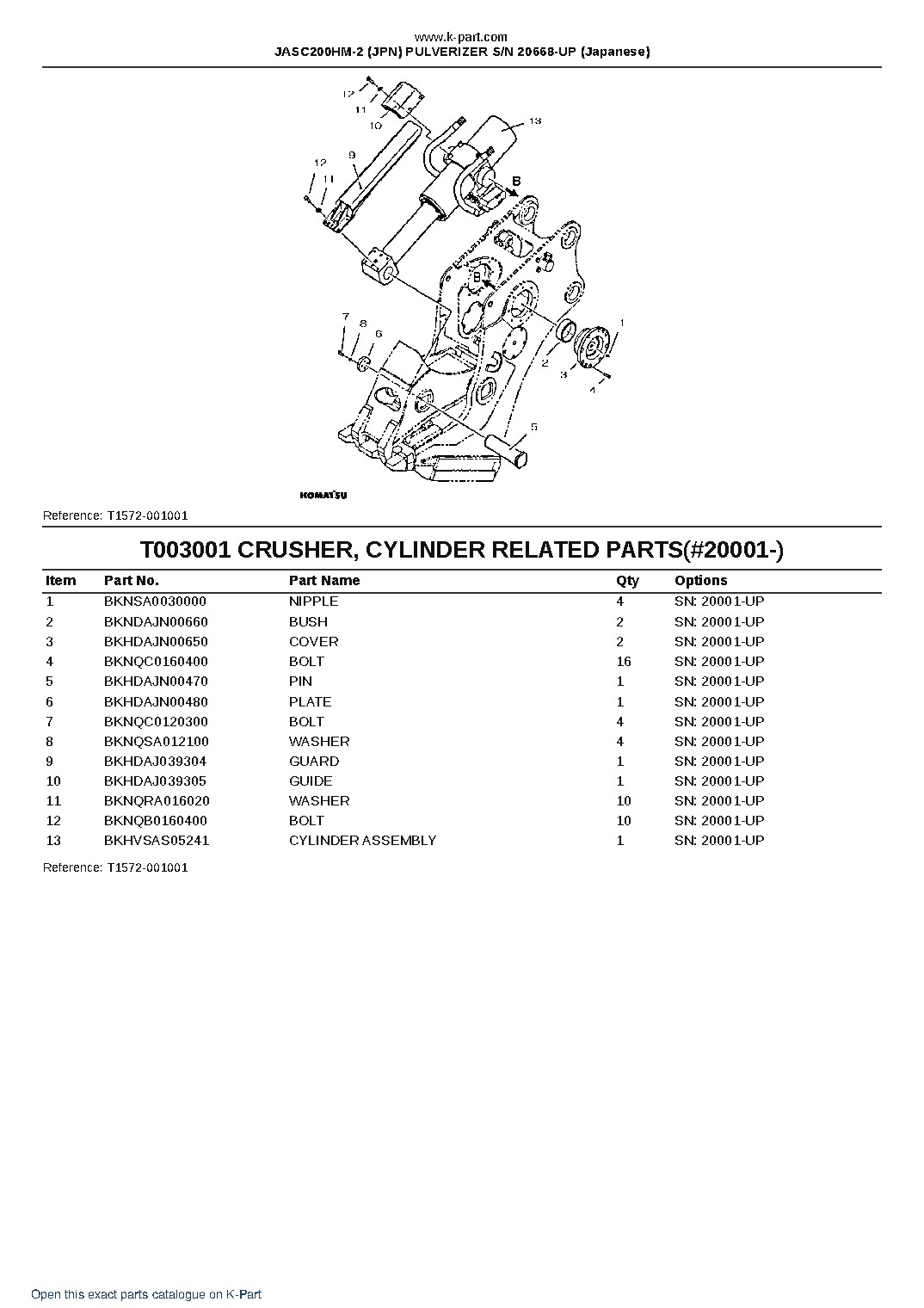 JASC200HM-2 (JPN) PULVERIZER S/N 20668-UP (Japanese) – sample page 4 JASC200HM-2 (JPN) PULVERIZER S/N 20668-UP (Japanese) – sample page 4