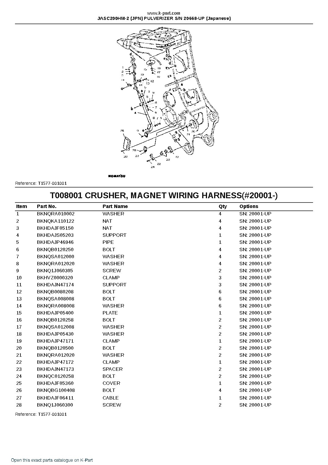 JASC200HM-2 (JPN) PULVERIZER S/N 20668-UP (Japanese) – sample page 9 JASC200HM-2 (JPN) PULVERIZER S/N 20668-UP (Japanese) – sample page 9