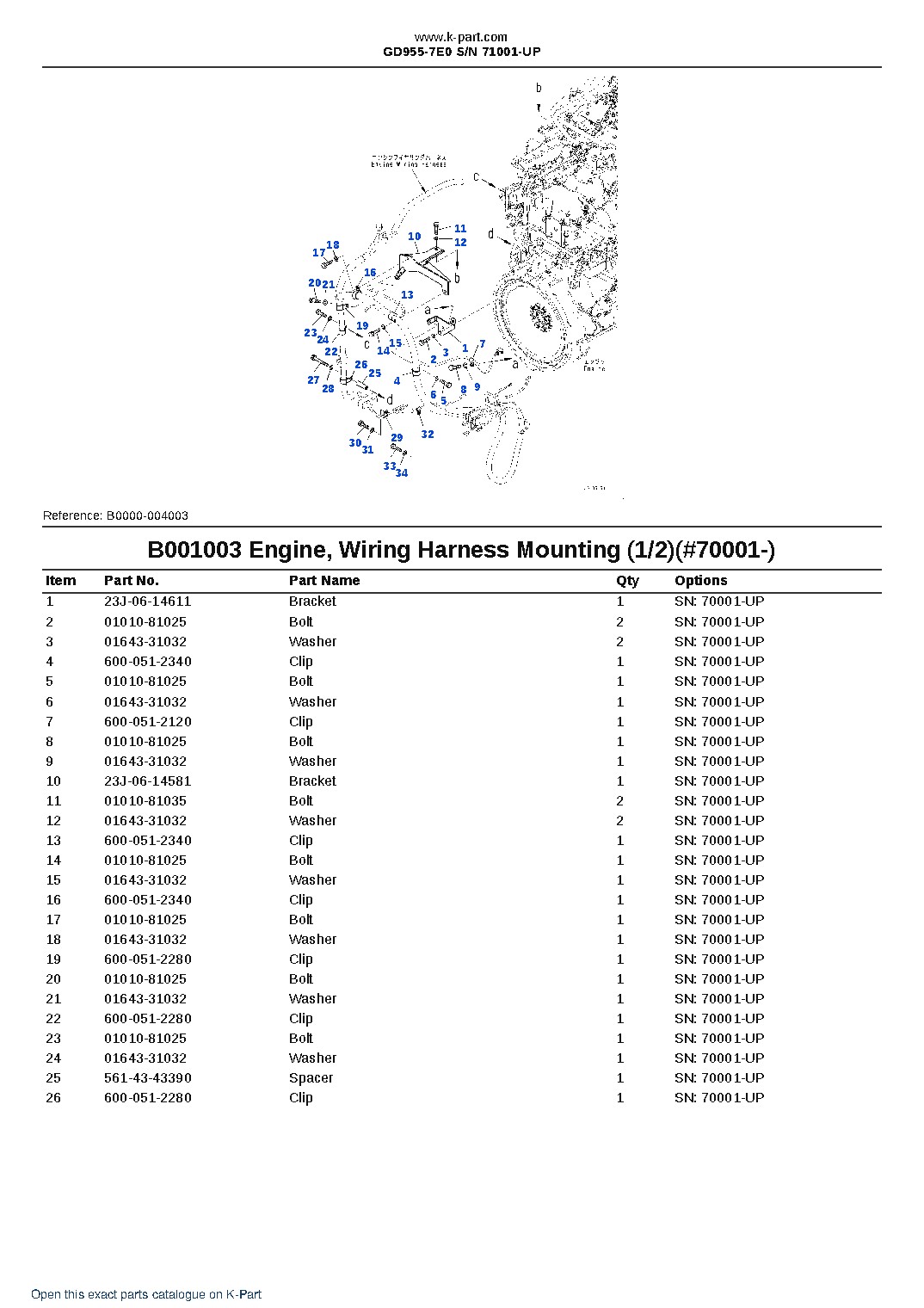GD955-7E0 S/N 71001-UP – sample page 4 GD955-7E0 S/N 71001-UP – sample page 4
