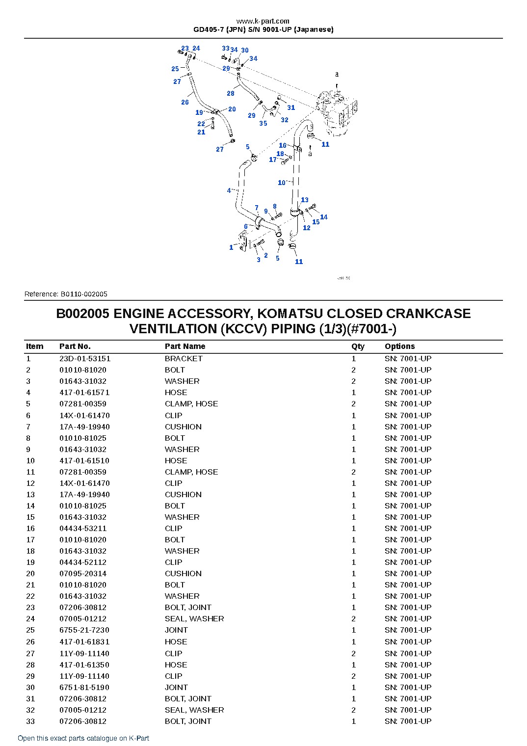 GD405-7 (JPN)  S/N 9001-UP (Japanese) – sample page 7