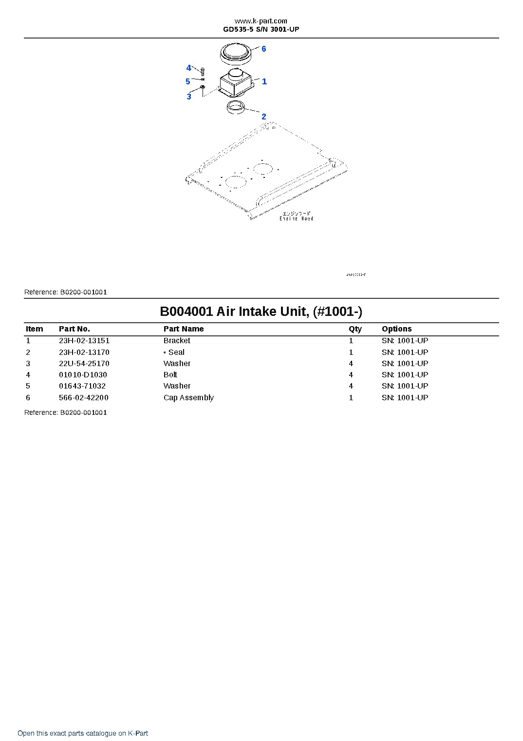 GD535-5 S/N 3001-UP – sample page 6 GD535-5 S/N 3001-UP – sample page 6