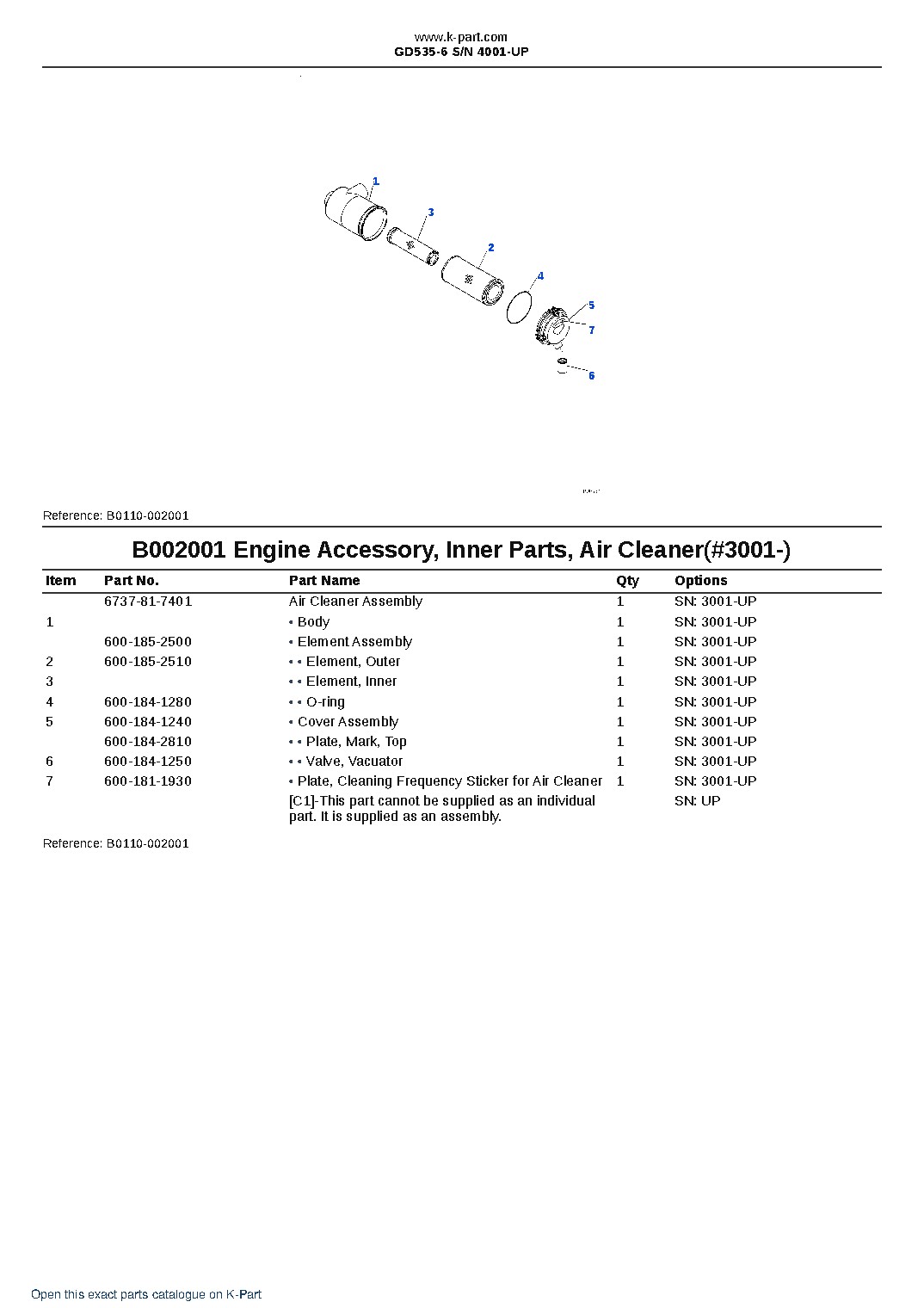 GD535-6 S/N 4001-UP – sample page 3 GD535-6 S/N 4001-UP – sample page 3