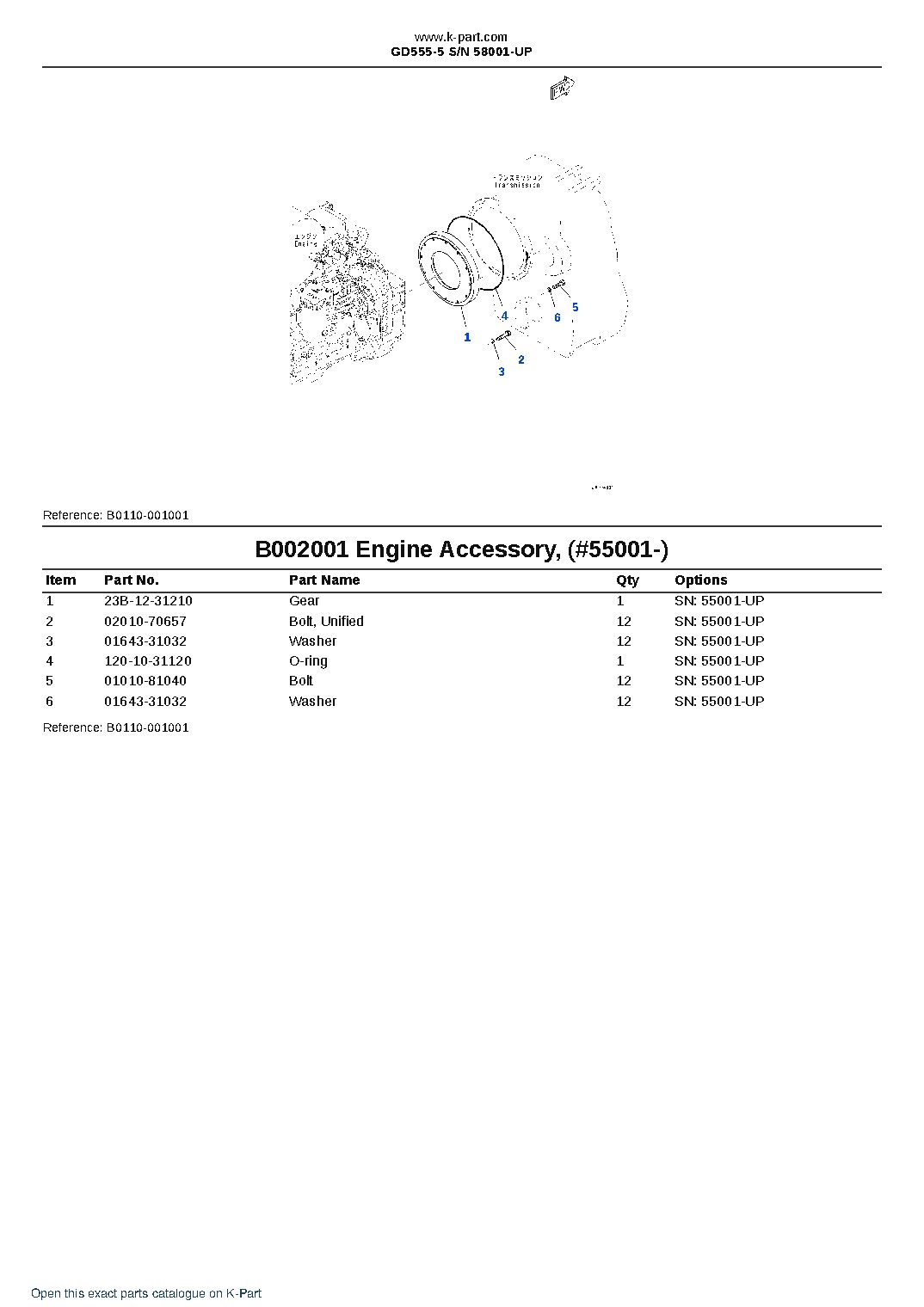 GD555-5 S/N 58001-UP – sample page 5 GD555-5 S/N 58001-UP – sample page 5