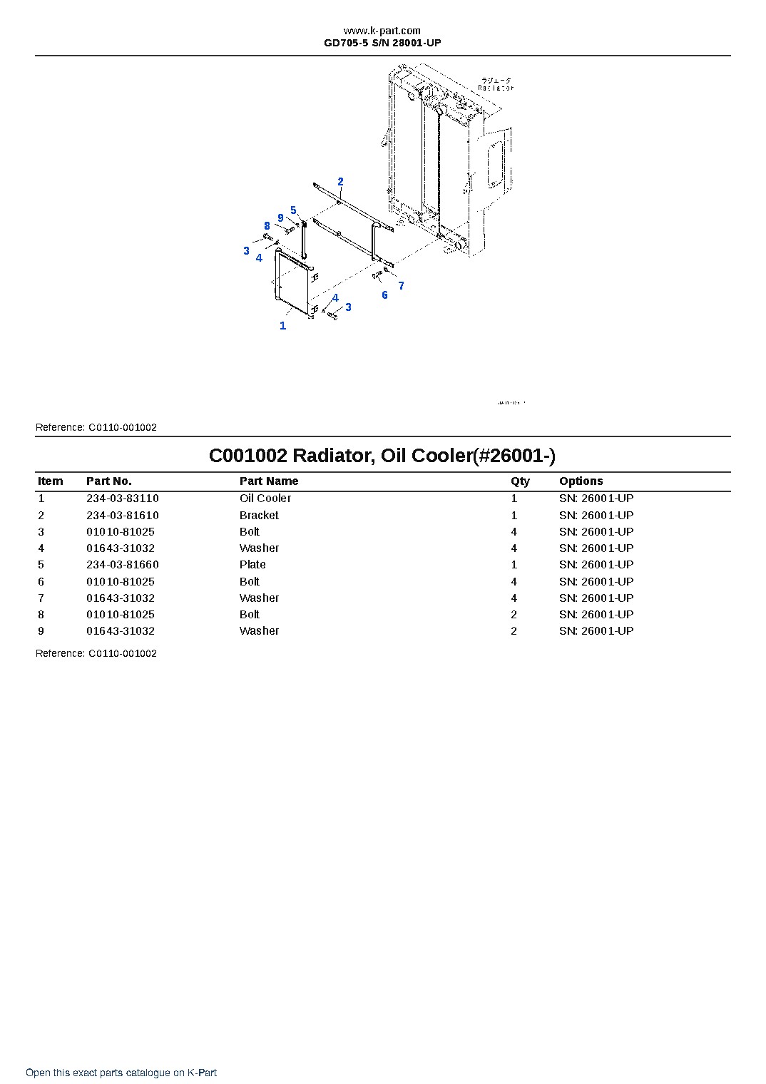 GD705-5 S/N 28001-UP – sample page 8 GD705-5 S/N 28001-UP – sample page 8