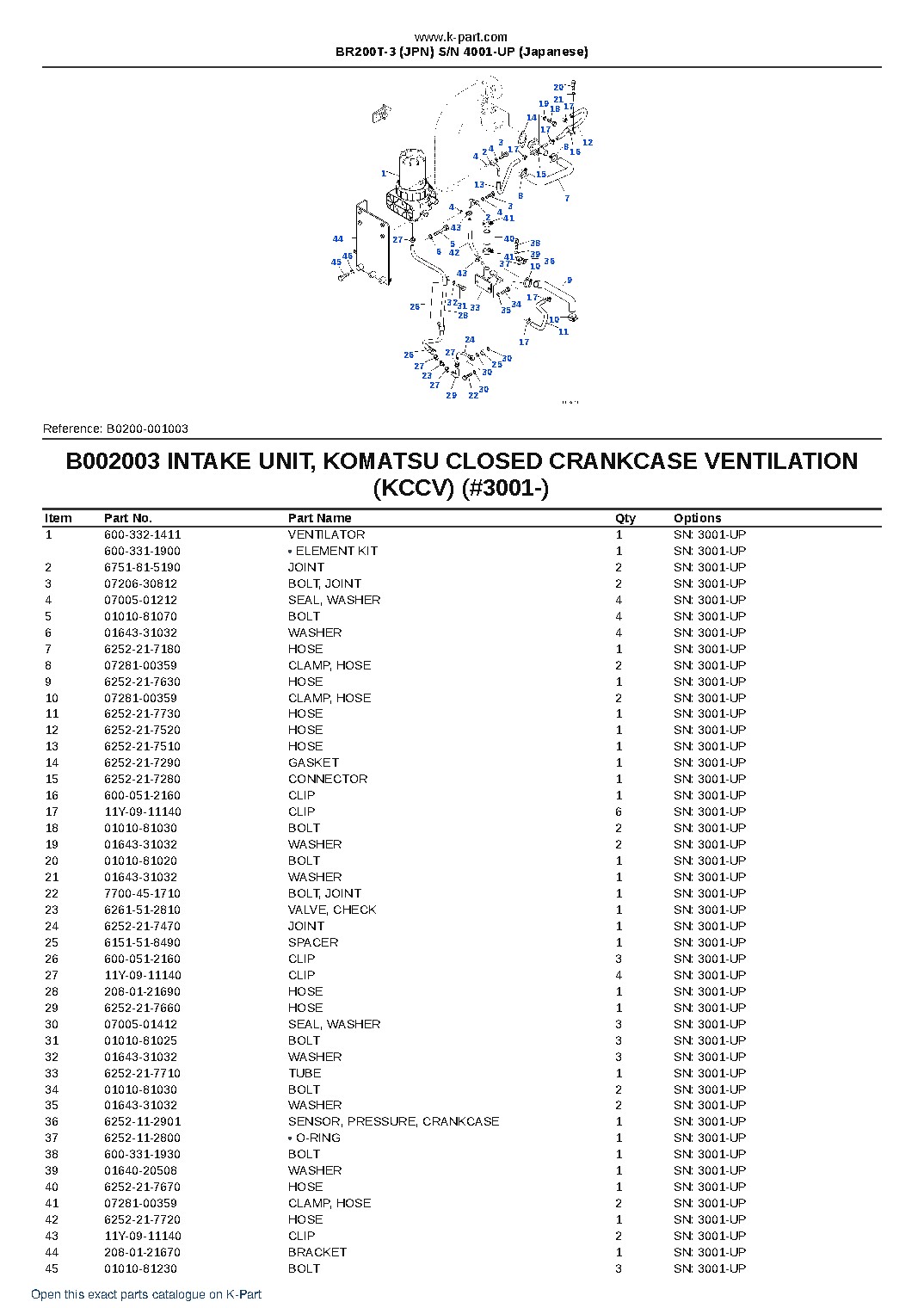 BR200T-3 (JPN) S/N 4001-UP (Japanese) – sample page 4 BR200T-3 (JPN) S/N 4001-UP (Japanese) – sample page 4