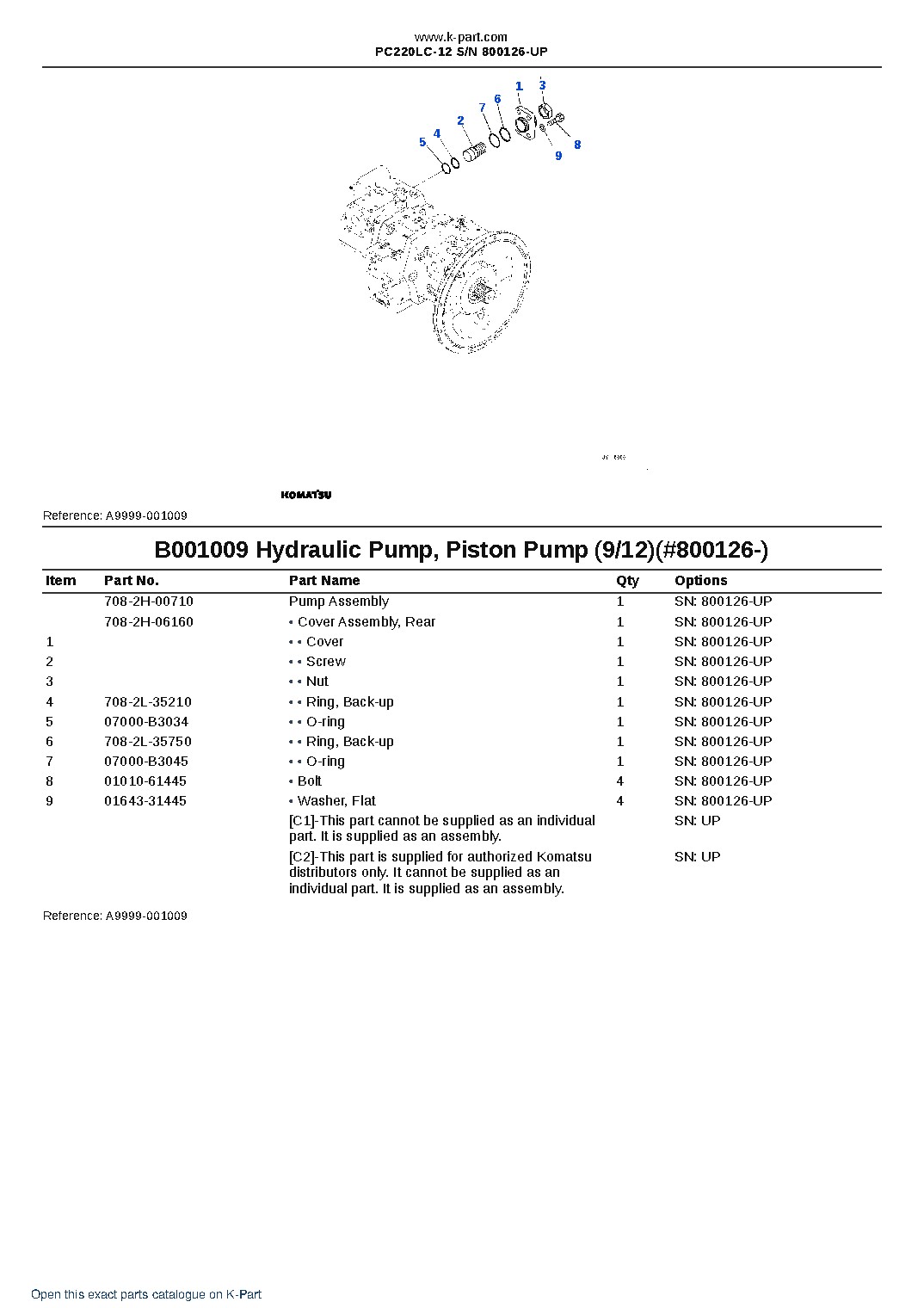 PC220LC-12 S/N 800126-UP – sample page 9 PC220LC-12 S/N 800126-UP – sample page 9