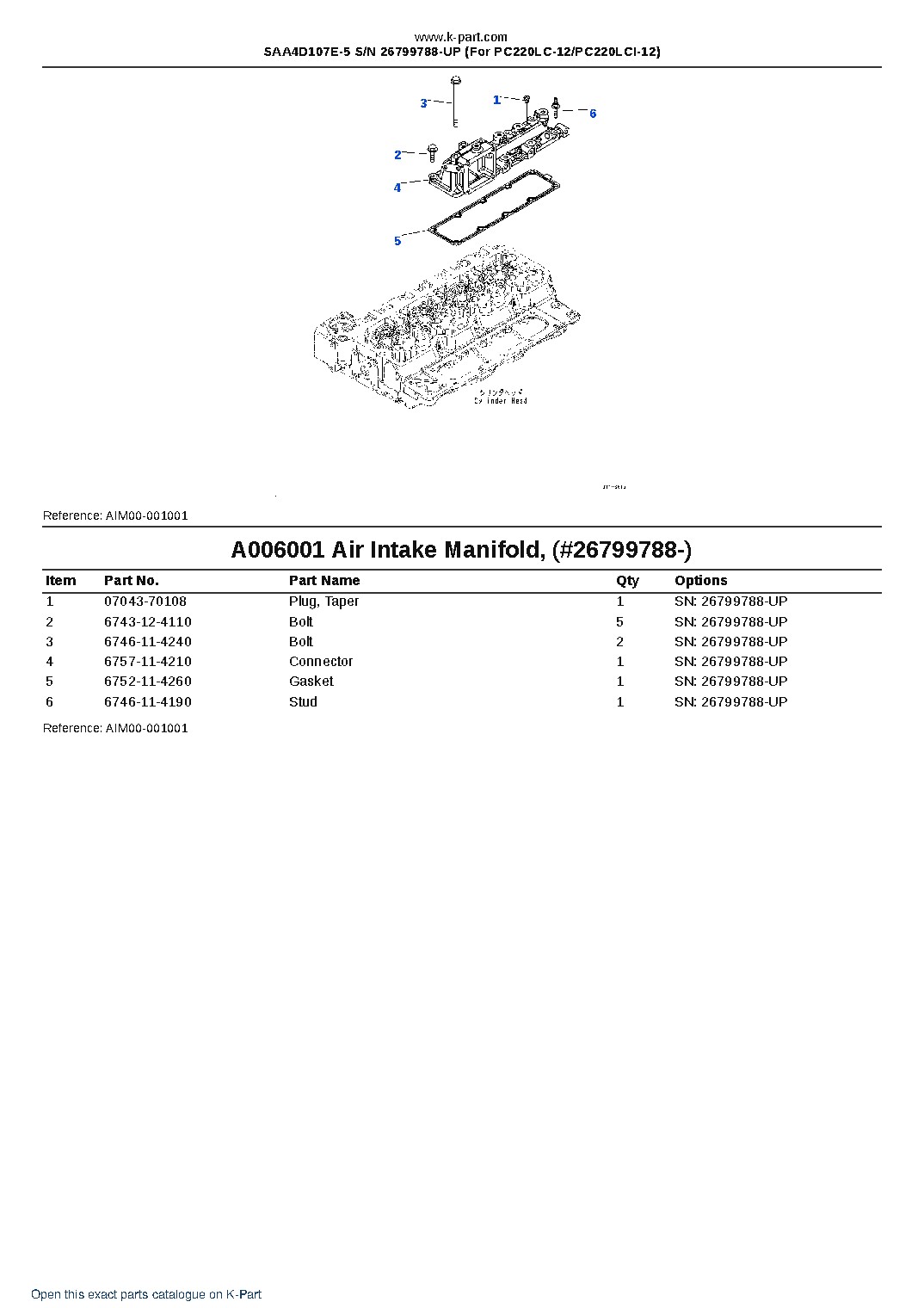 SAA4D107E-5 S/N 26799788-UP (For PC220LC-12/PC220LCI-12) – sample page 6