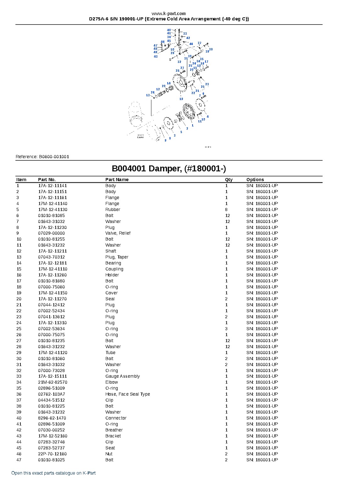 D275A-6 S/N 190001-UP (Extreme Cold Area Arrangement (-40 deg C)) – sample page 5