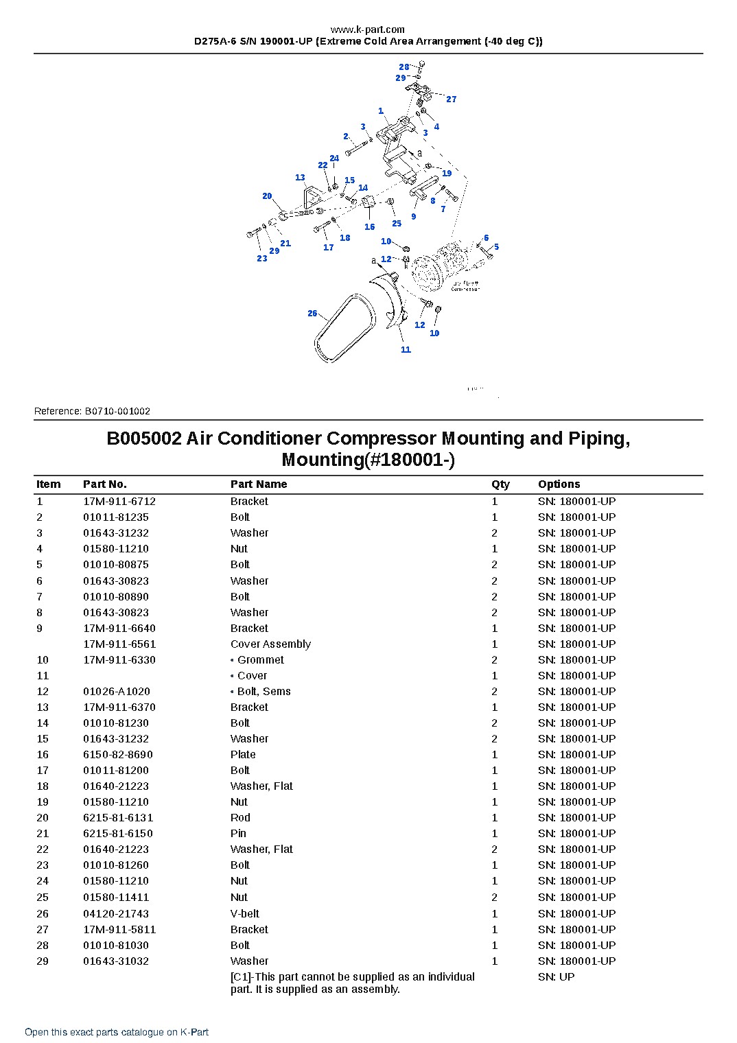 D275A-6 S/N 190001-UP (Extreme Cold Area Arrangement (-40 deg C)) – sample page 8